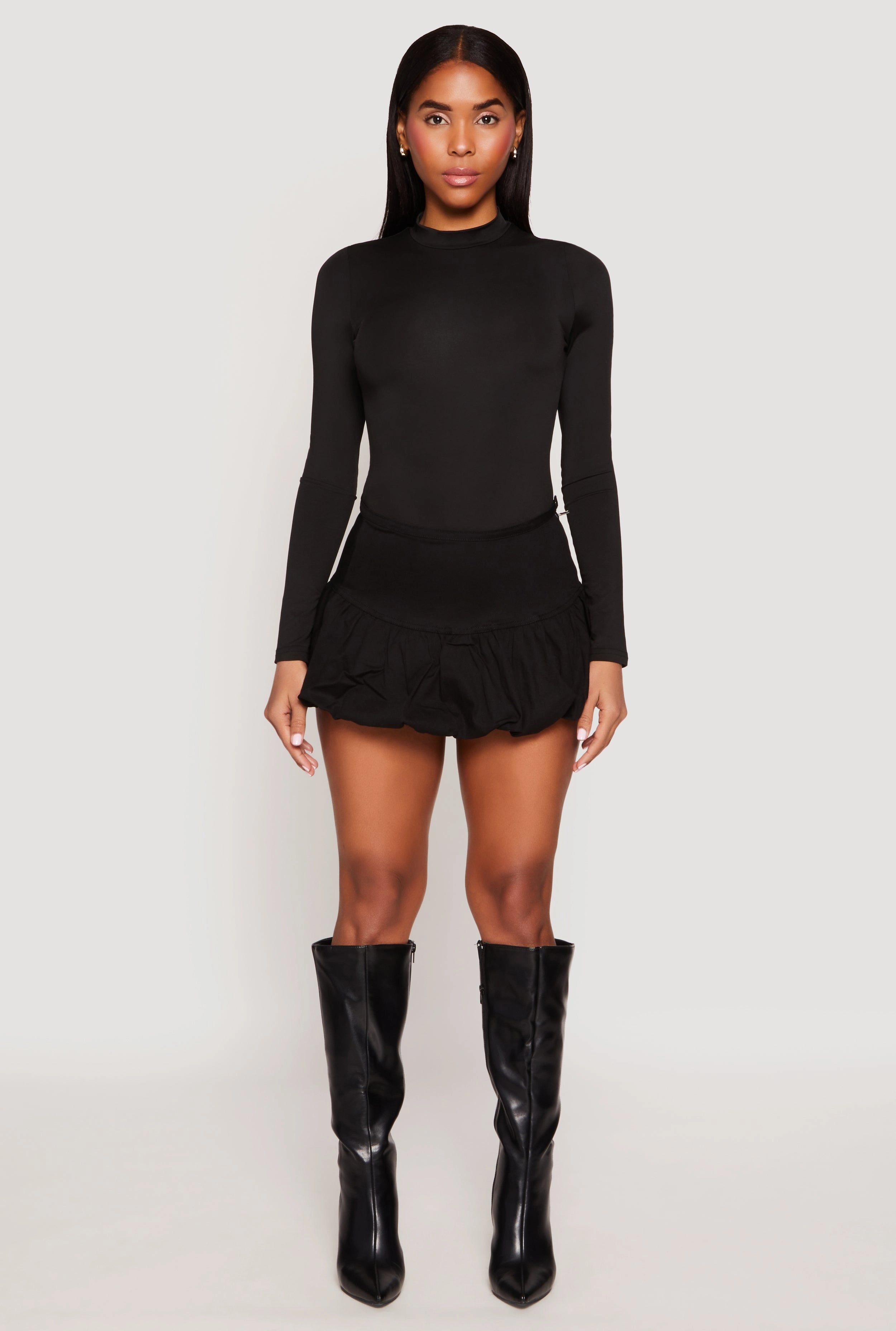 Day Wear Almost Famous Mini Balloon Skirt
