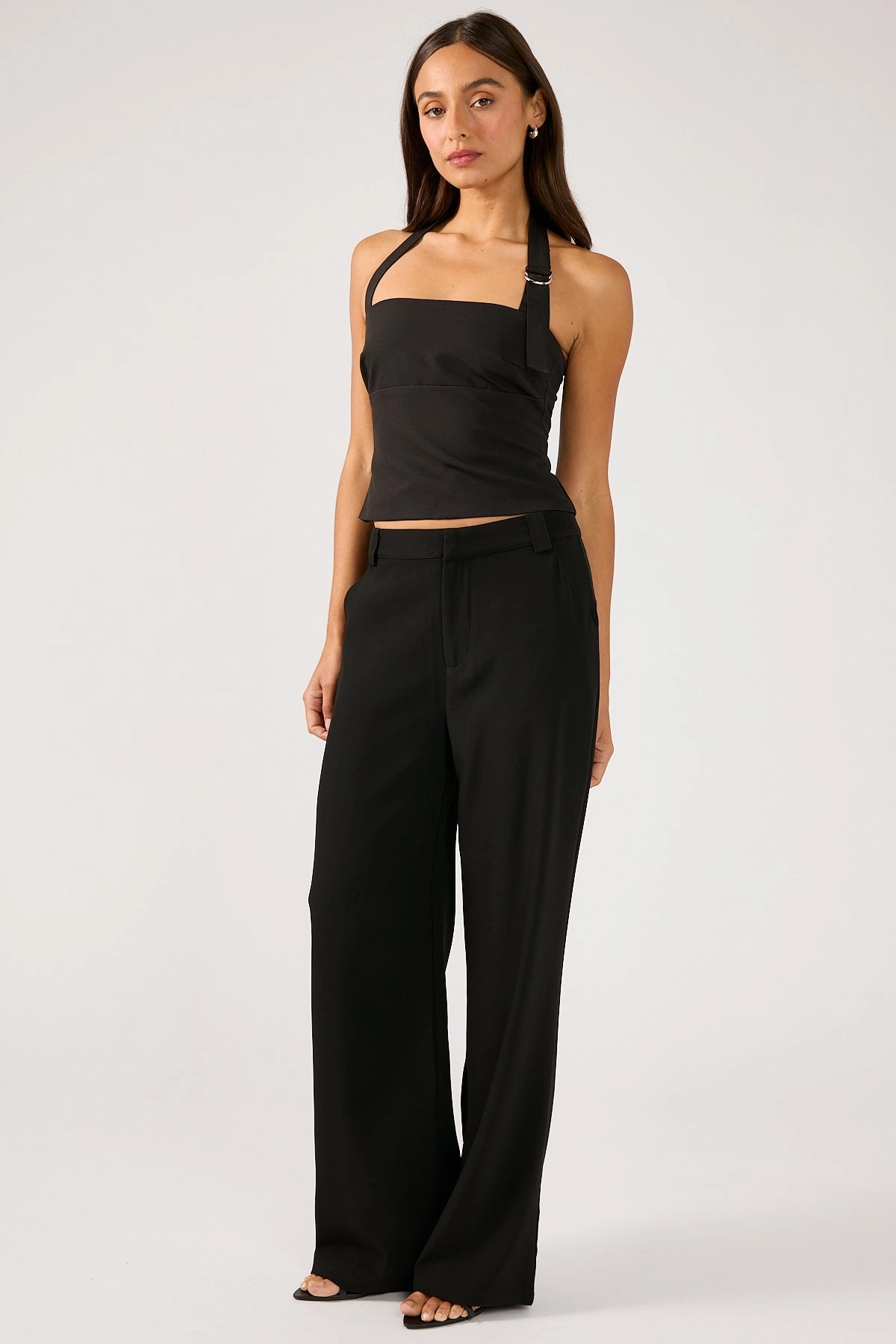 Casual Stretch Wear Perfect Stranger Fay High Rise Recycled Pant Black