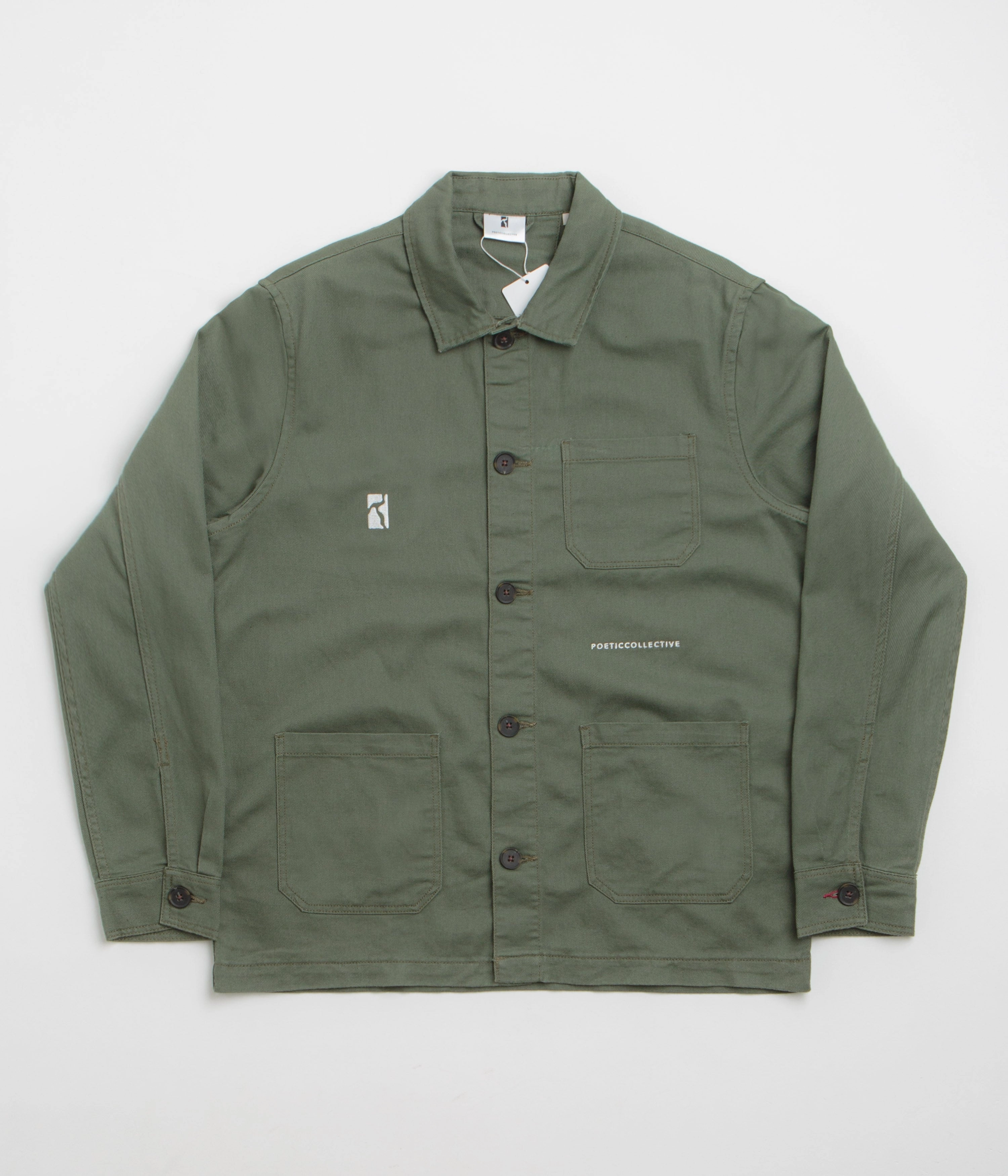 ReversibleStyle Poetic Collective Worker Jacket - Green
