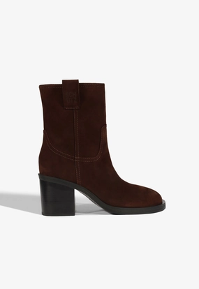 Comfortable High Heels Wyatt Suede Bootie