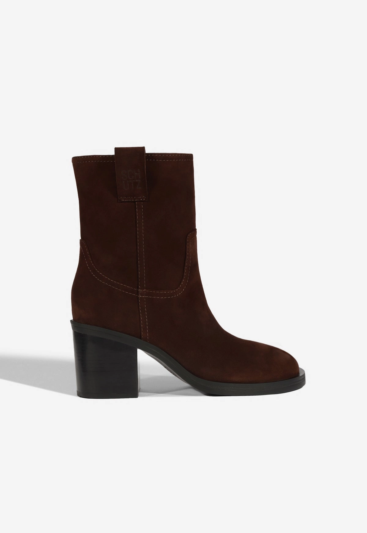 Comfortable High Heels Wyatt Suede Bootie