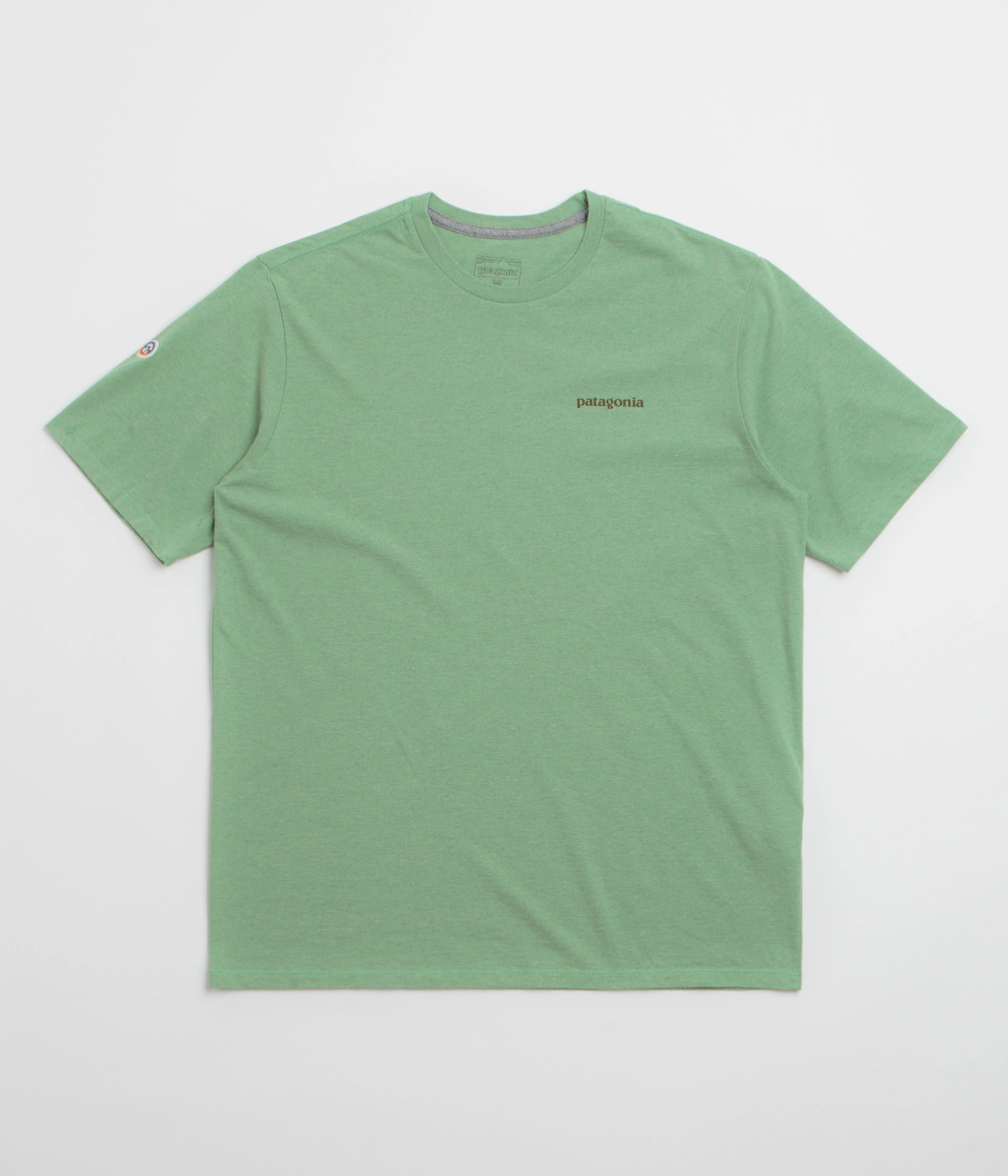 Trendy Piece No Shrink Fabric Patagonia Fitz Roy Icon Responsibili-Tee T-Shirt - Ellwood Green