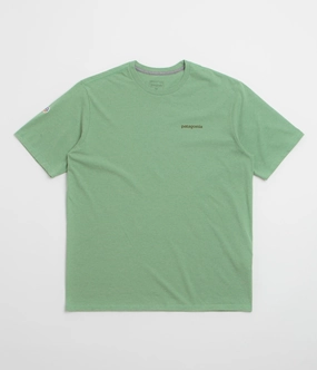 Trendy Piece No Shrink Fabric Patagonia Fitz Roy Icon Responsibili-Tee T-Shirt - Ellwood Green