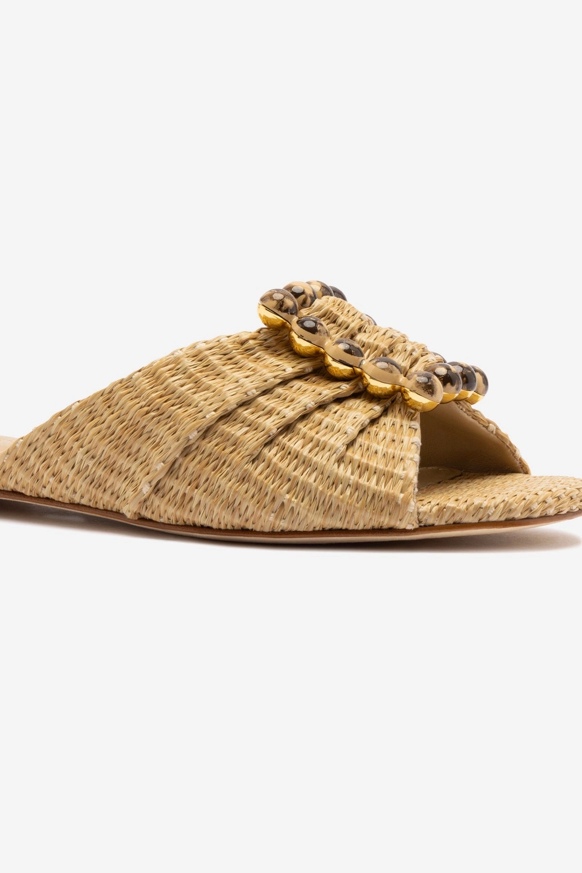 Book Fair Chloe Gosselin by Larroud?? Nova Flat In Natural Raffia