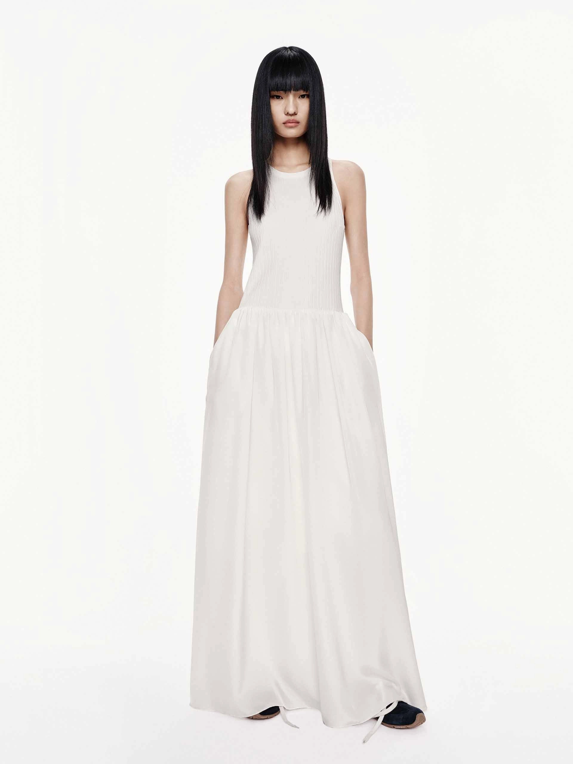 Lounge Vibes Sleeveless Paneled Tank Dress