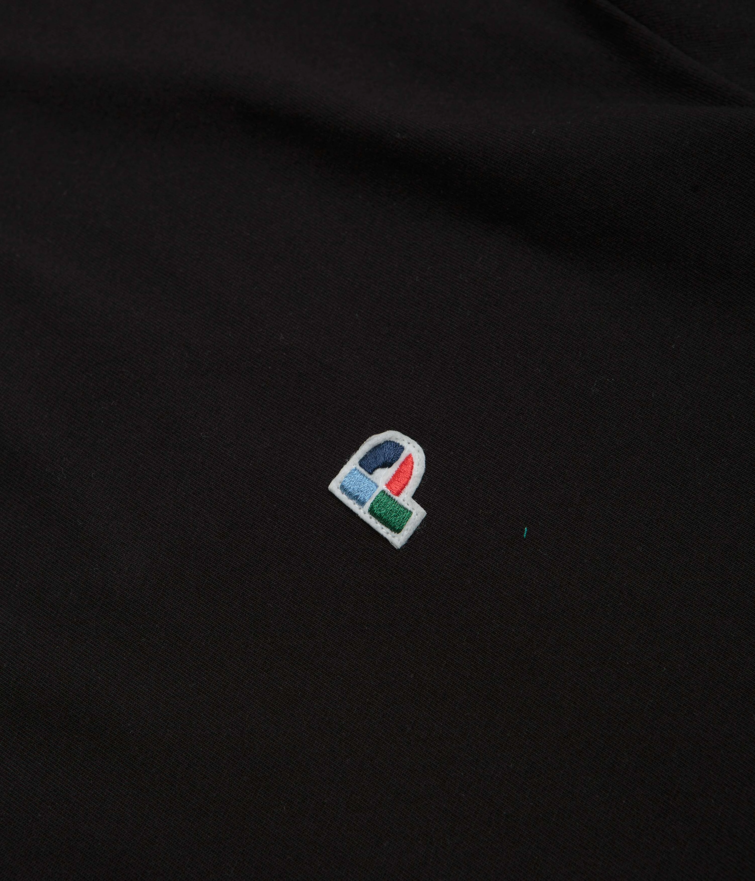 Parlez Adduco T-Shirt - Black Tubular Knit Structure