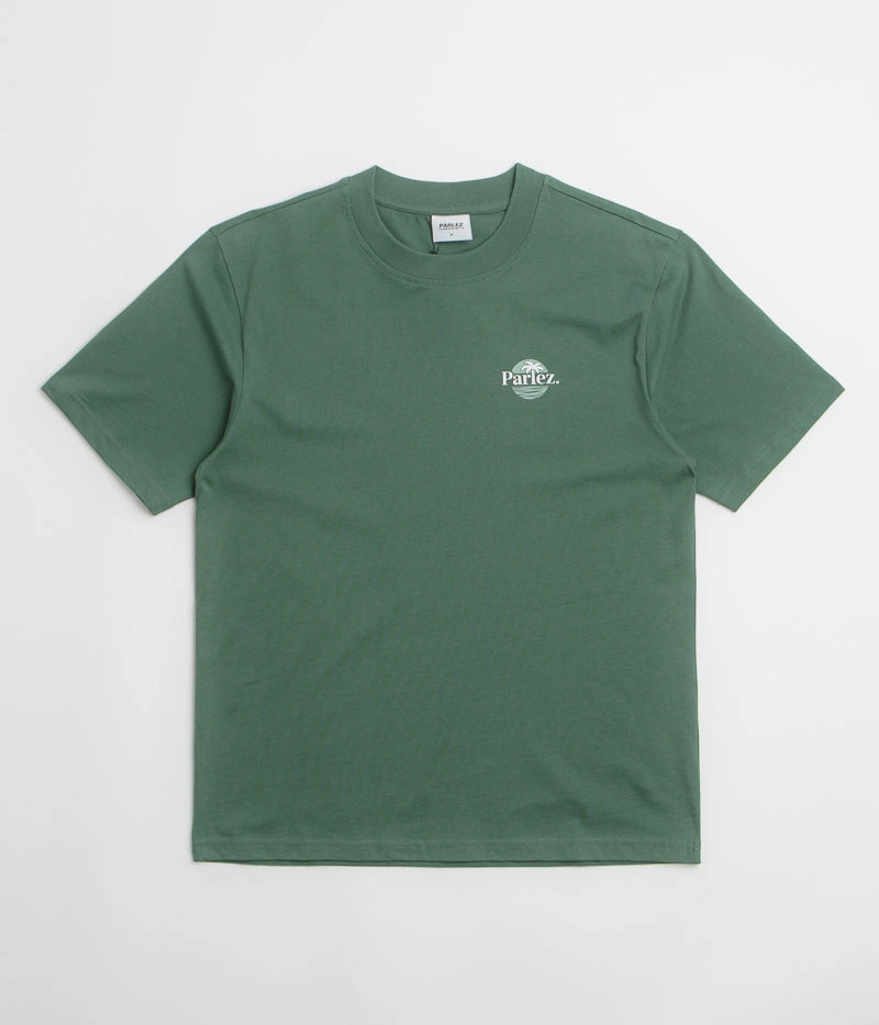 Travel Trend Look Parlez Boca T-Shirt - Kelp Green