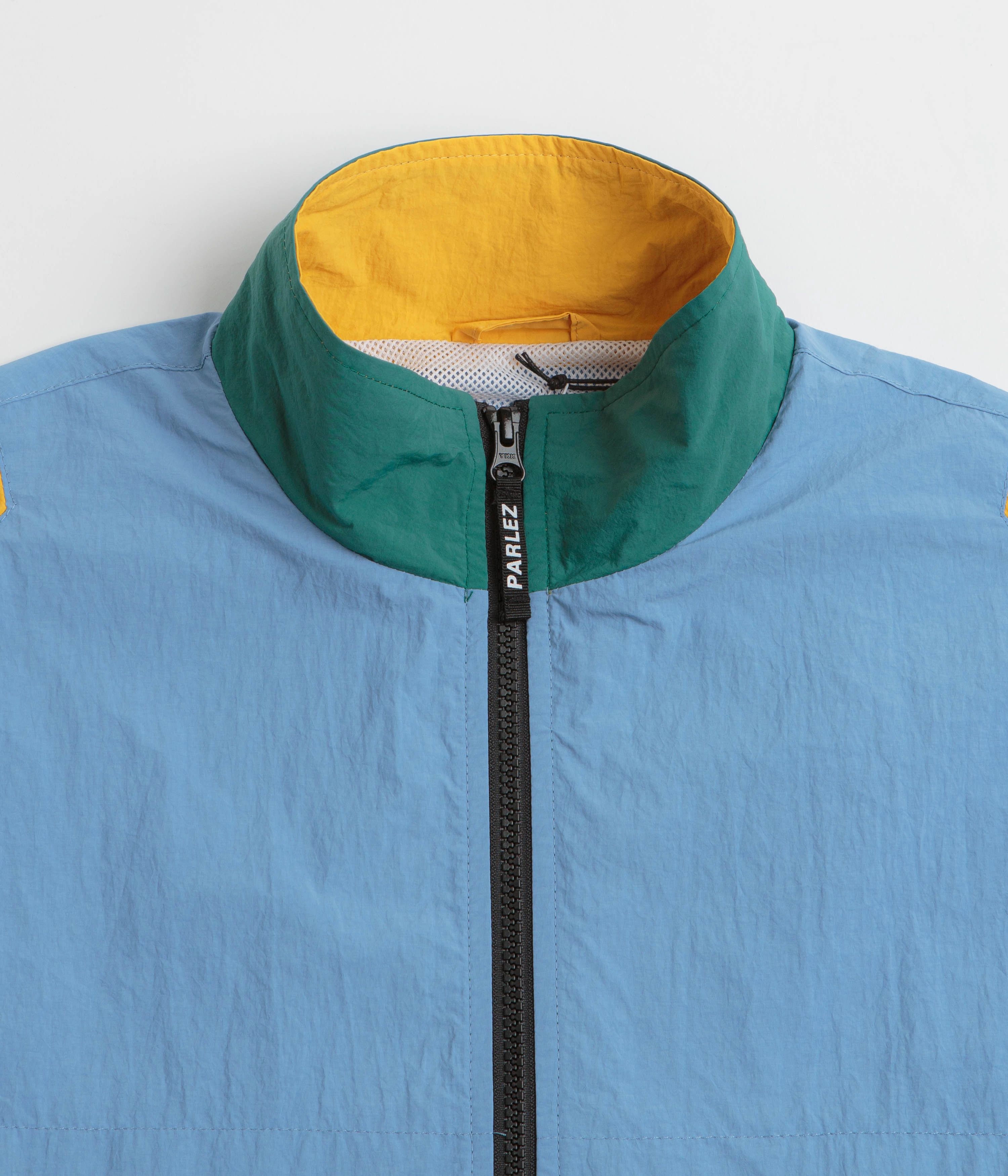 Parlez Breeze Jacket - Azure Clean Jacket Detail