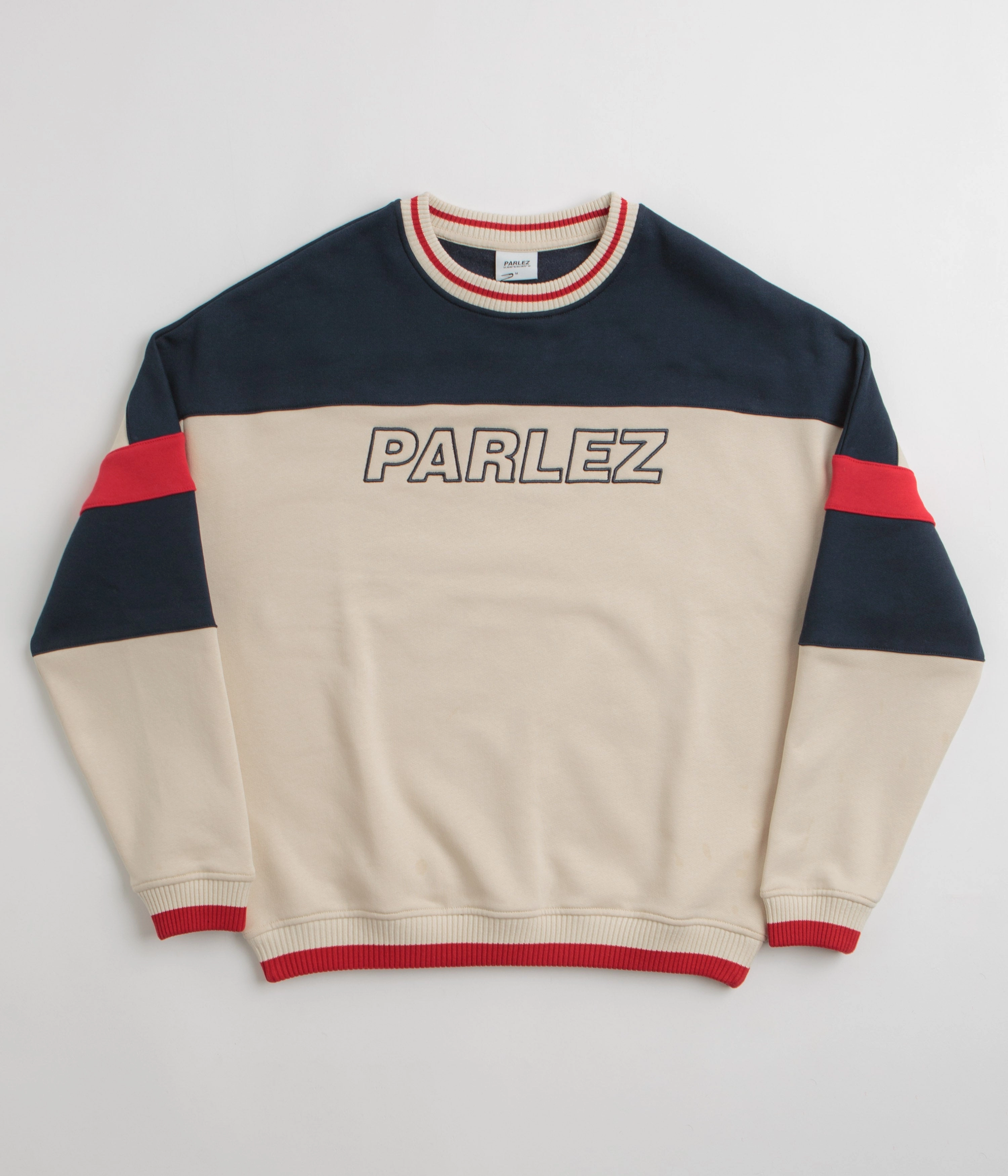 Knit Style Breathable Material Parlez Club Os Crewneck Sweatshirt - Midnight