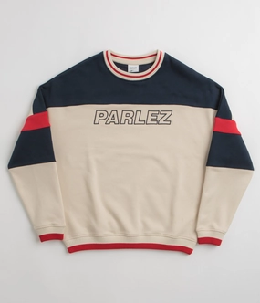 Knit Style Breathable Material Parlez Club Os Crewneck Sweatshirt - Midnight