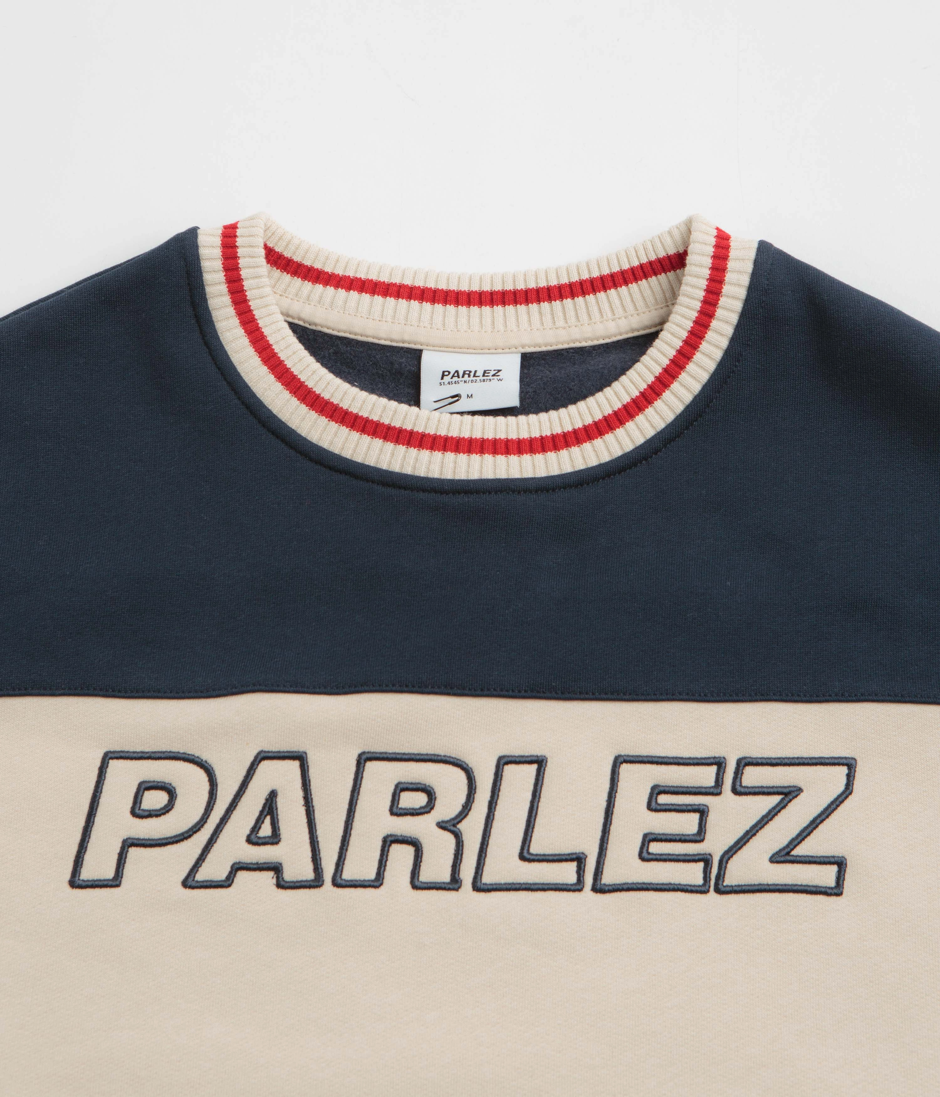 Chilly Day Layers Parlez Club Os Crewneck Sweatshirt - Midnight