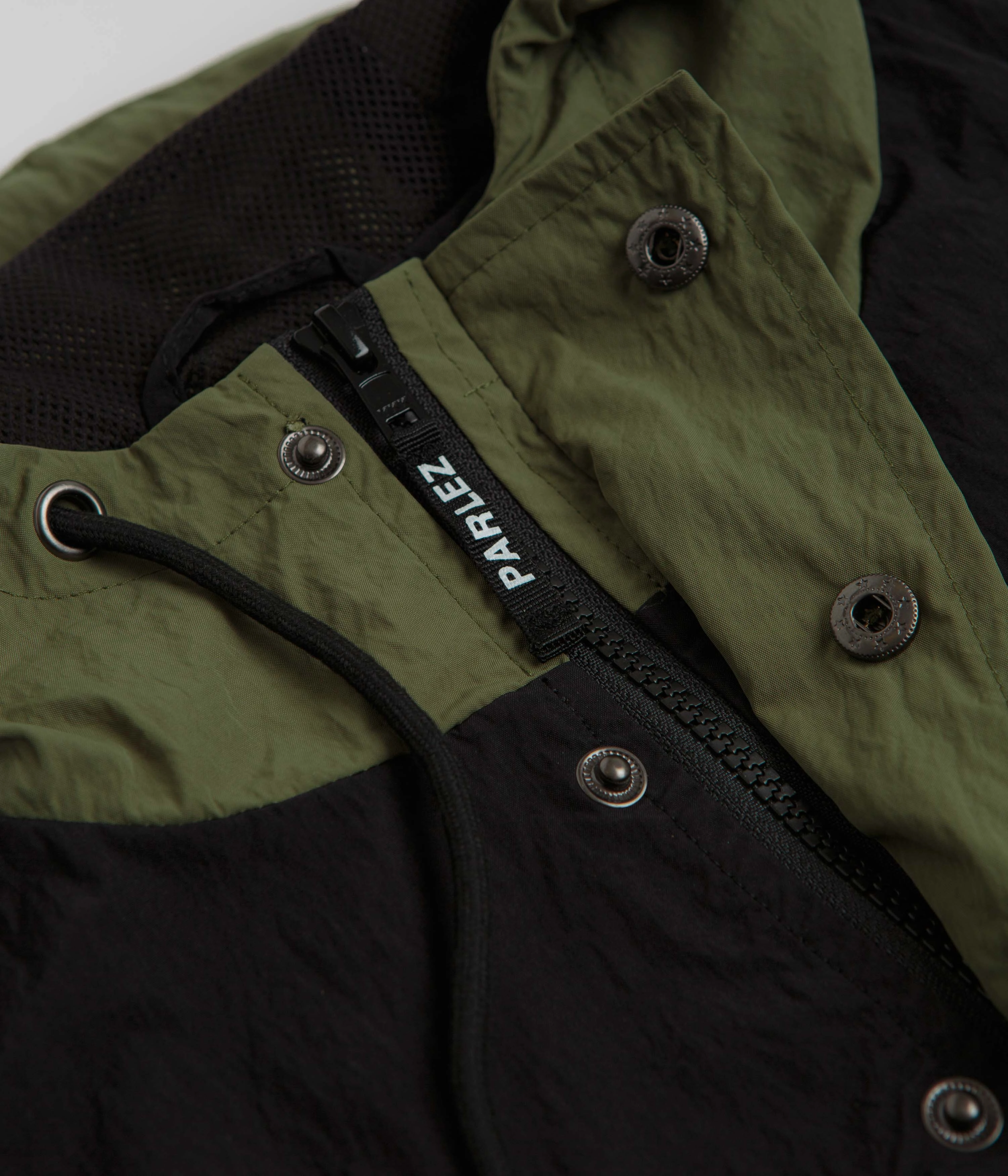 Parlez Fillmore Jacket - Olive Green InterchangeableLining Clean Fit Design