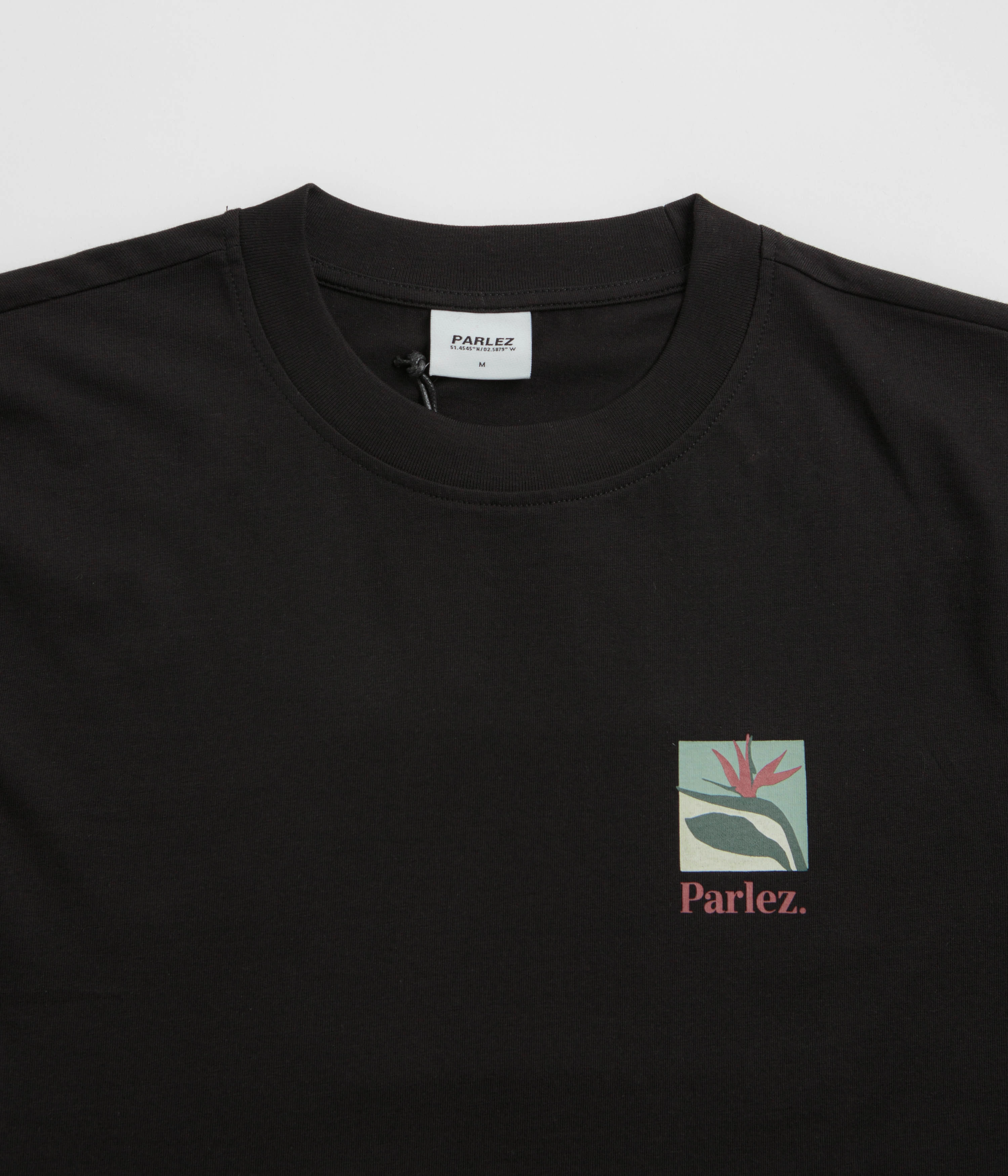 Parlez Flora T-Shirt - Black Daily Casual Everyday Layer