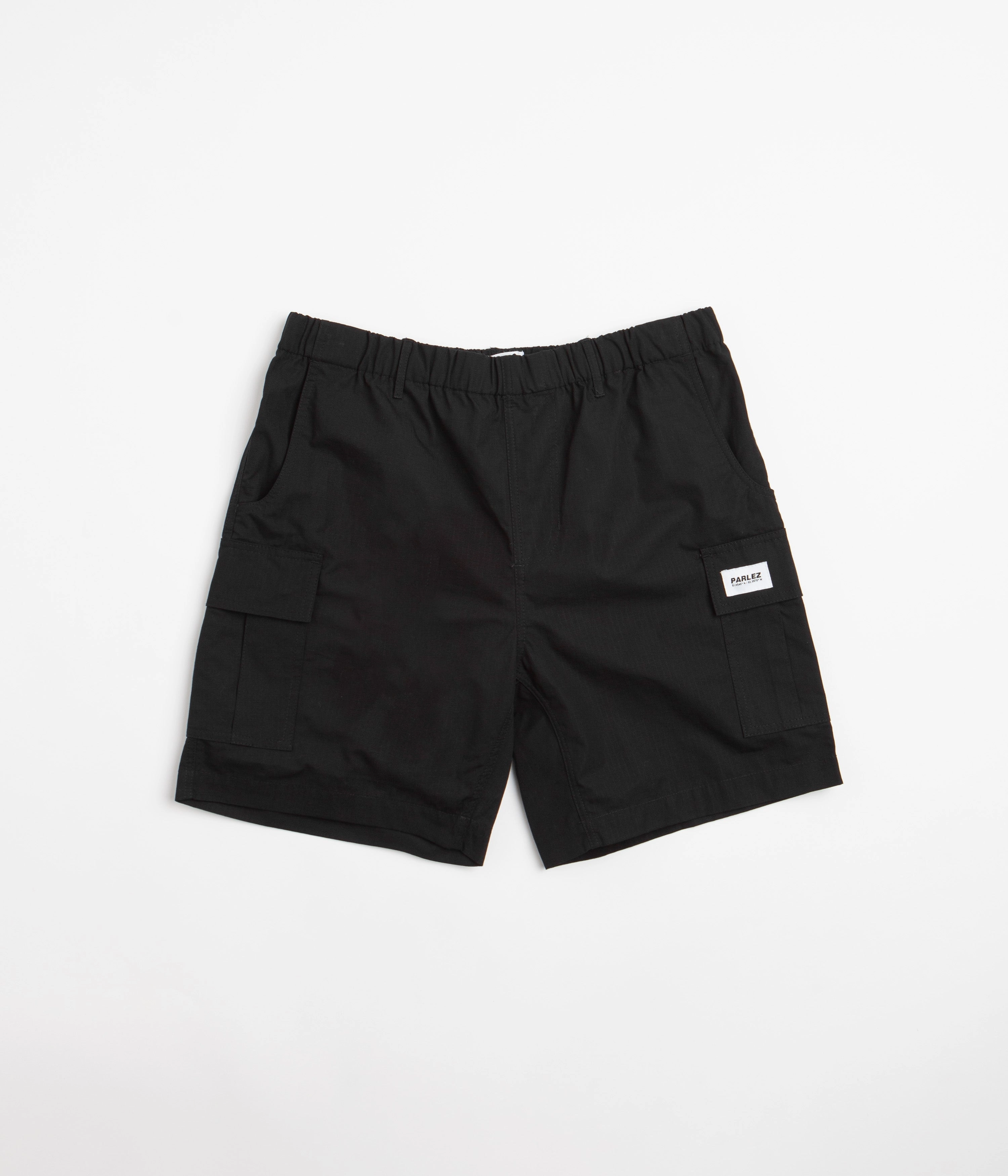 food industry Parlez Gilbert Ripstop Shorts - Black
