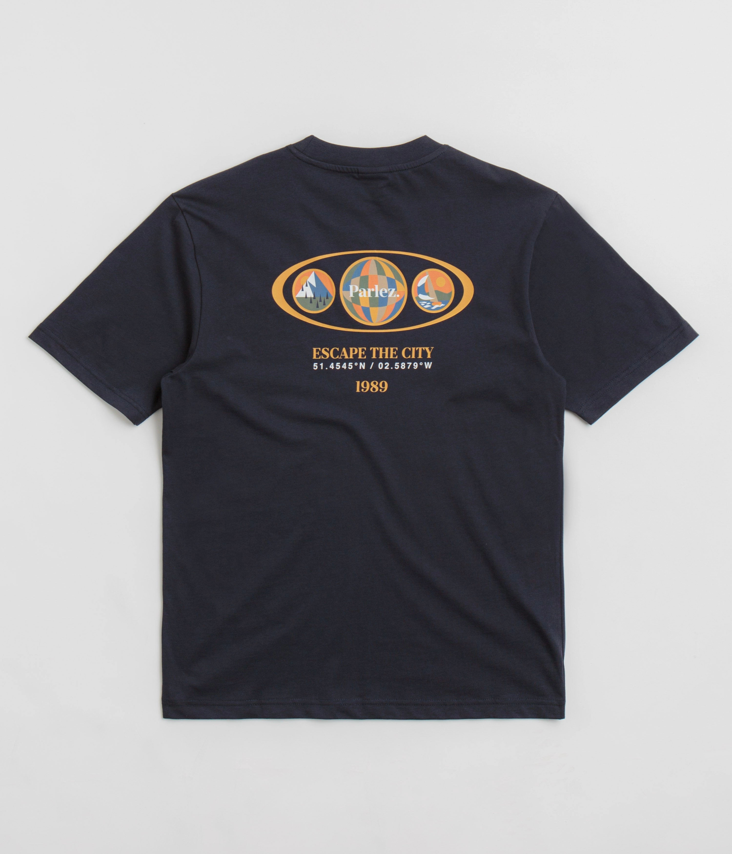 Cozy Wear Parlez Jurupa T-Shirt - Navy