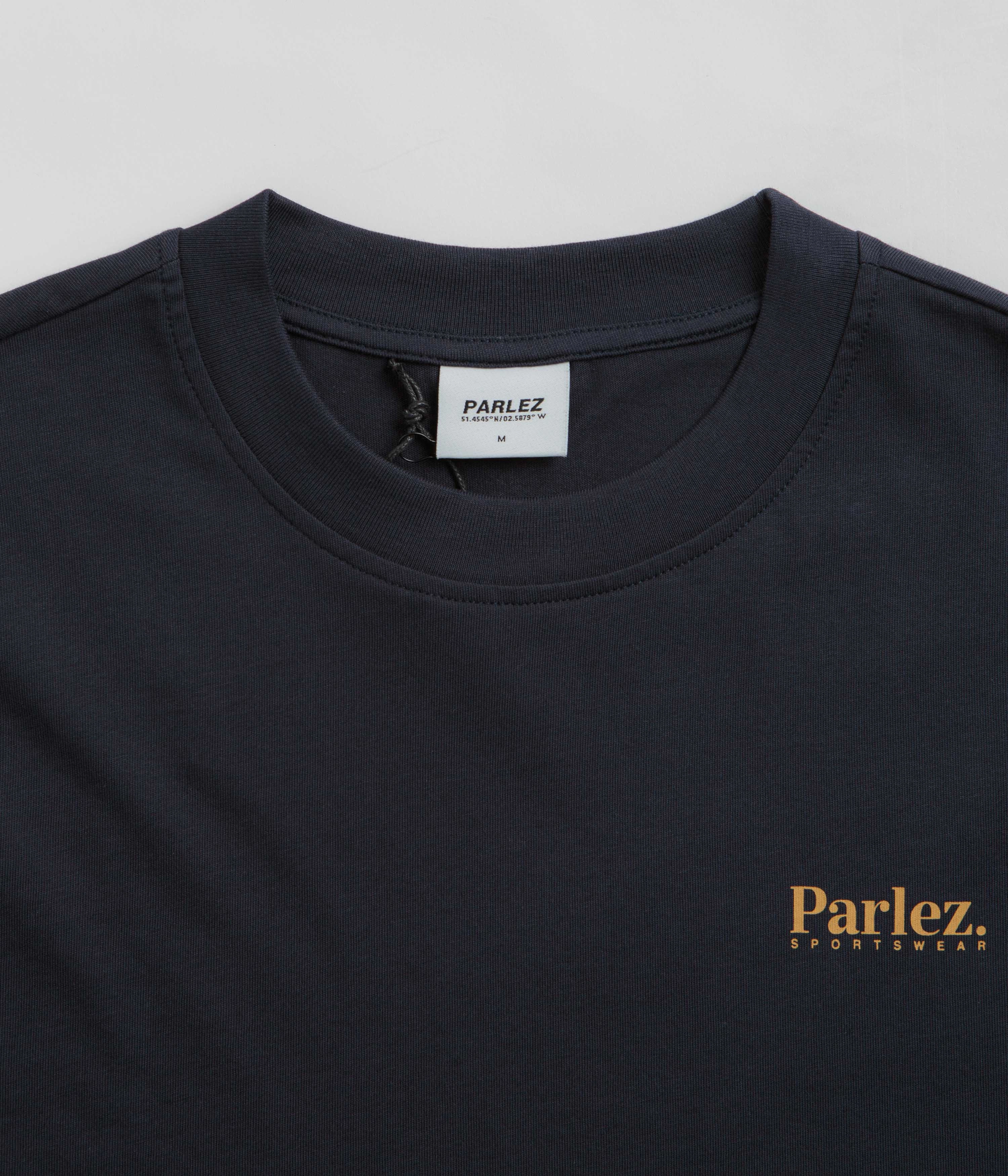 Layered Sleeve Construction Parlez Jurupa T-Shirt - Navy