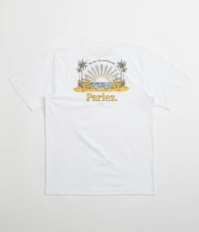 Smart Casual Look Non Restrictive Fit Parlez Occasus T-Shirt - White