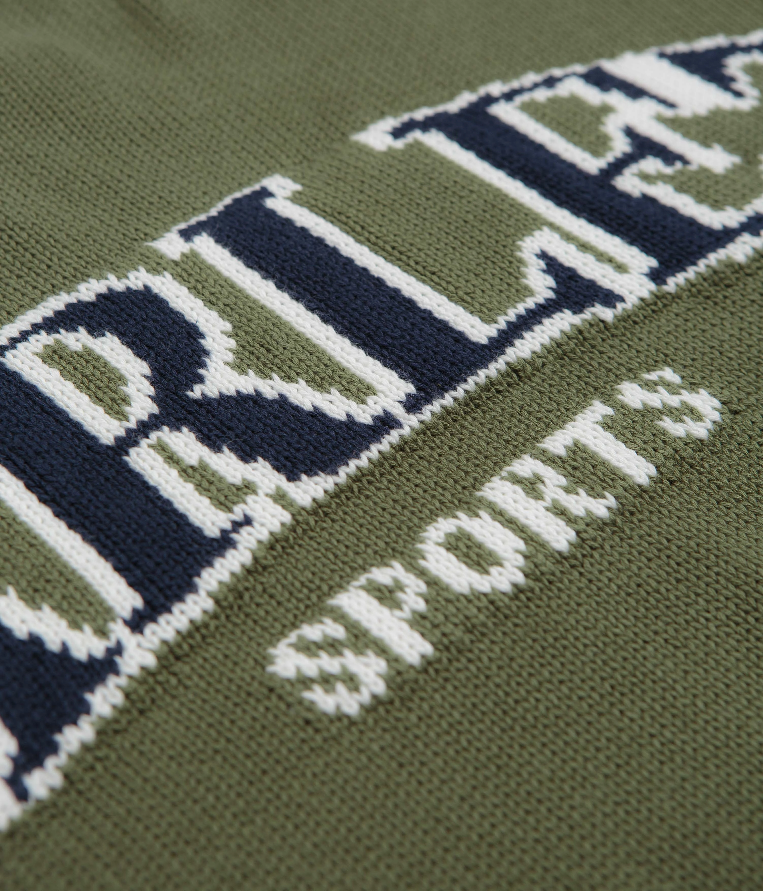 Parlez Phelan Crewneck Sweatshirt - Olive Green Reinforced Shoulder Seams Warm Wardrobe