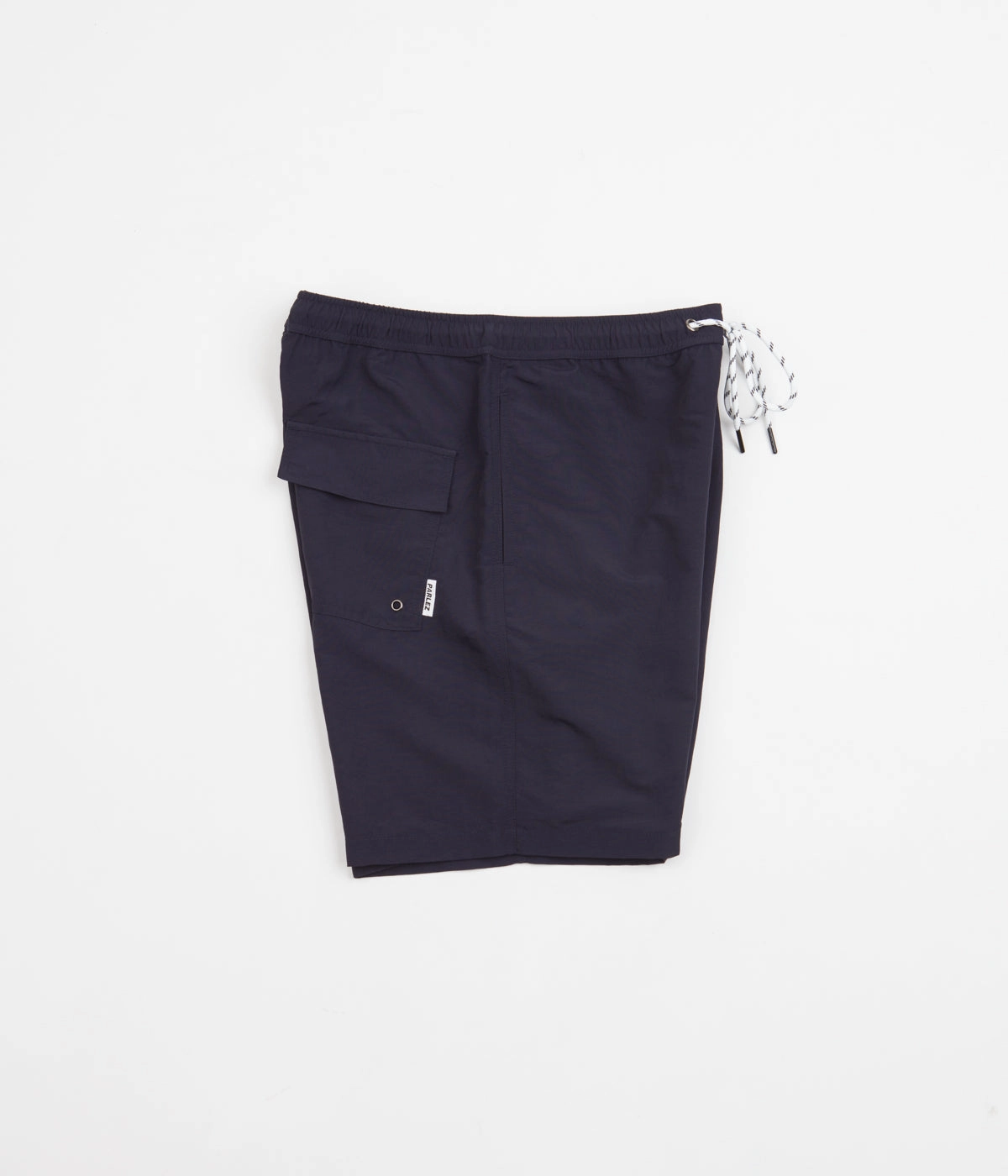 Parlez Rival Swim Shorts - Navy / White LaserCutEdging
