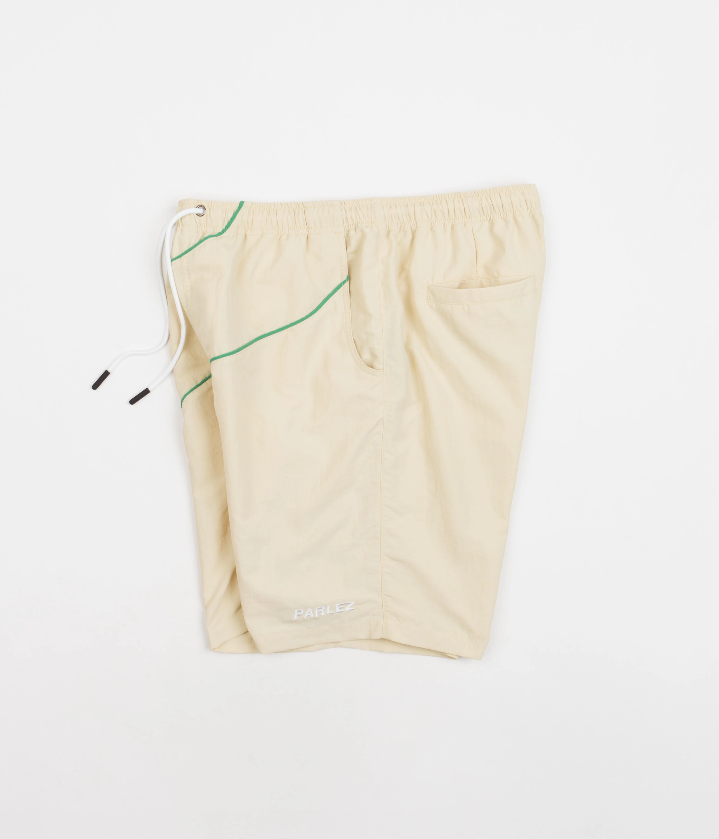 No Ride Up Silicone Grip Trendy Comfort Parlez Venice Shorts - Ecru