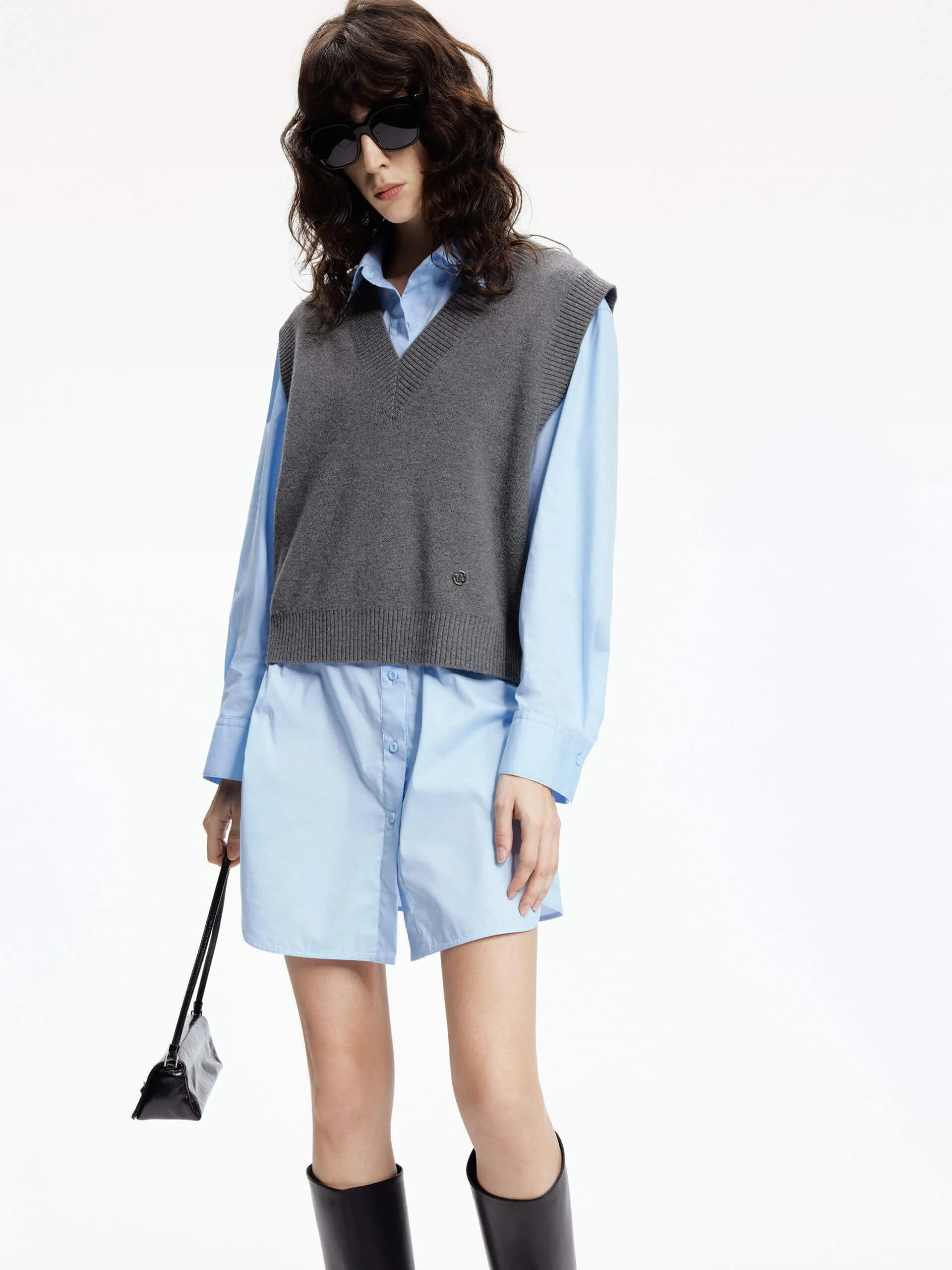 Casual and Stylish Casual Style Wear Include Vest Shirt Dress