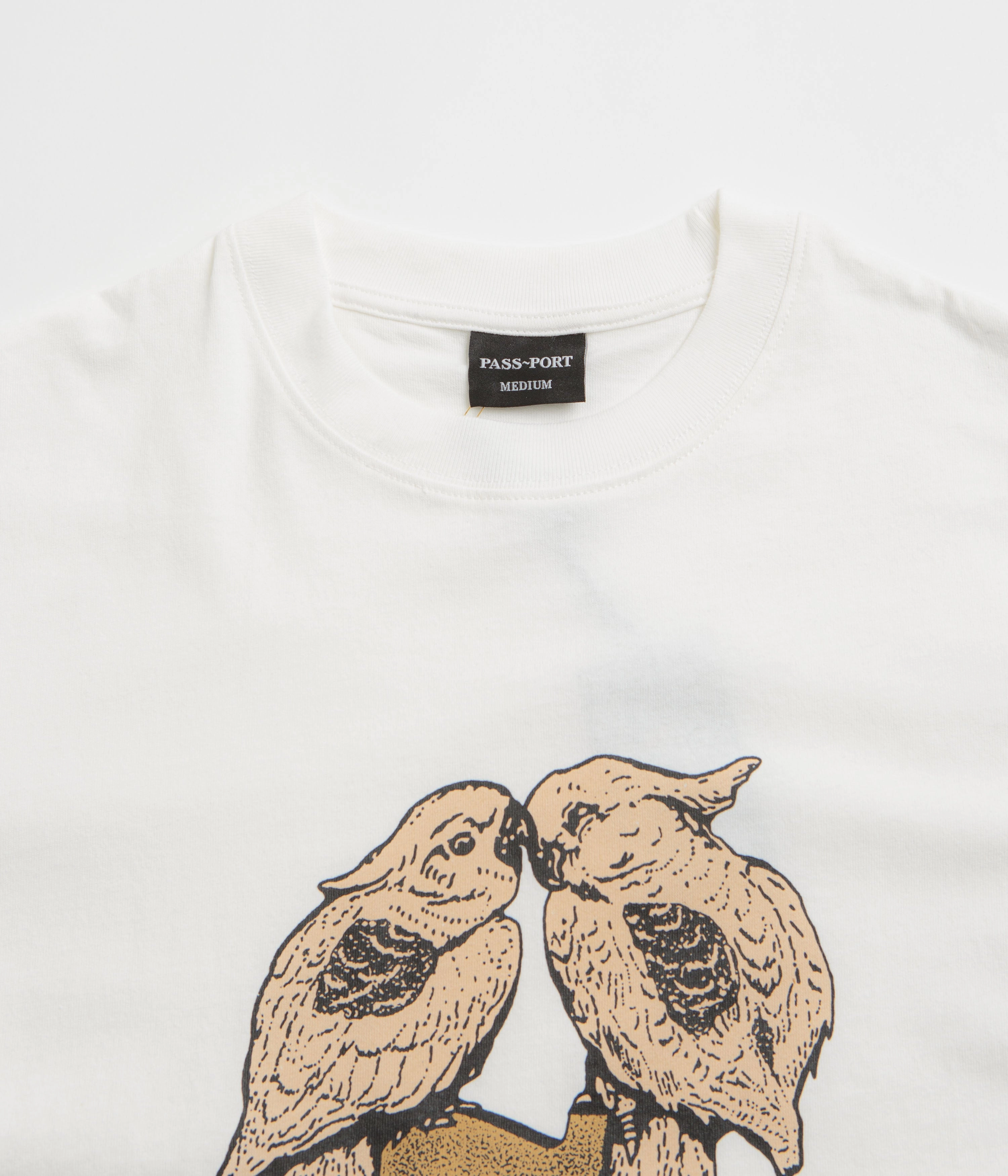 Pass Port Nesting T-Shirt - White Moisture wicking Wicking Interlock Knit