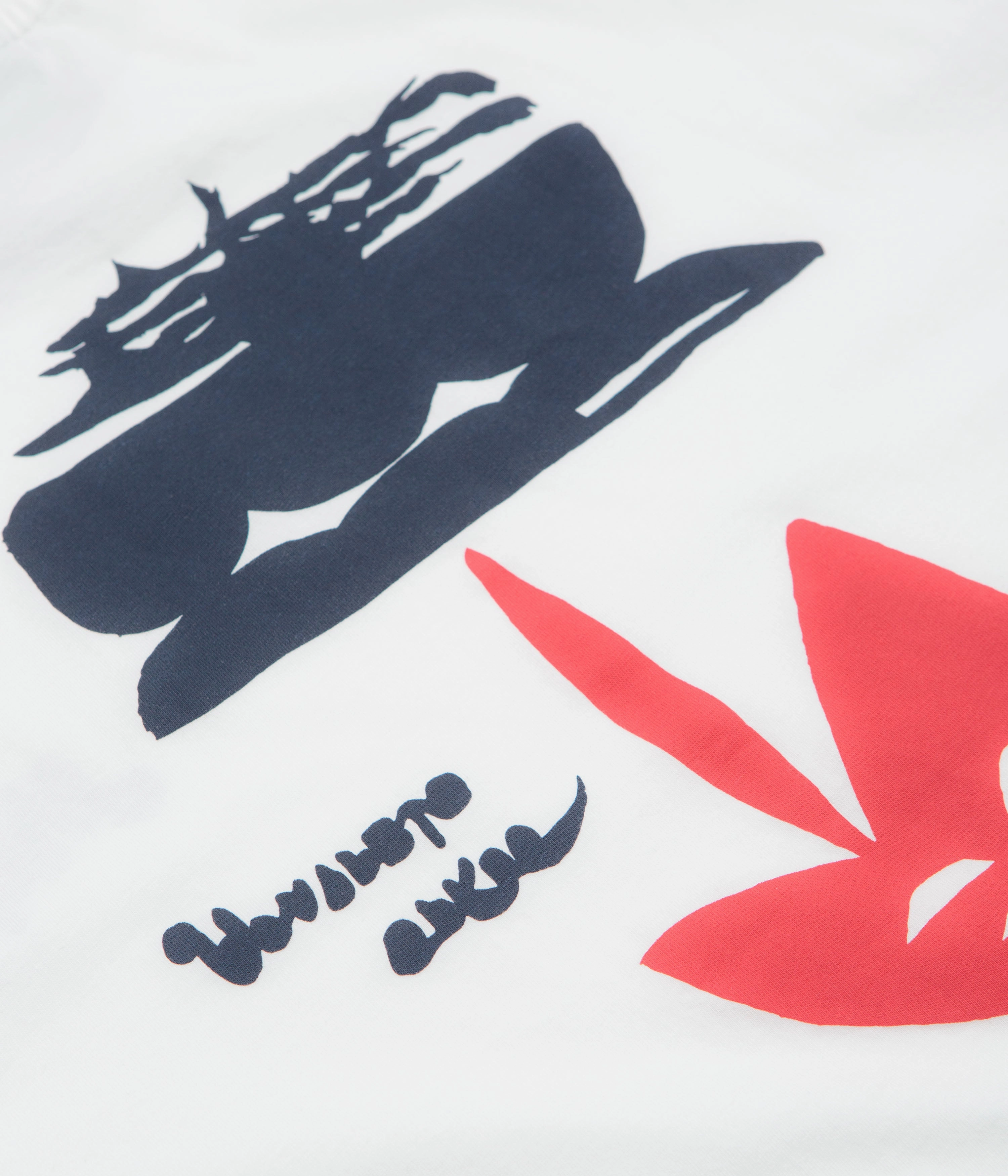 Soft Cotton Feel Pasteelo Can Art T-Shirt - White