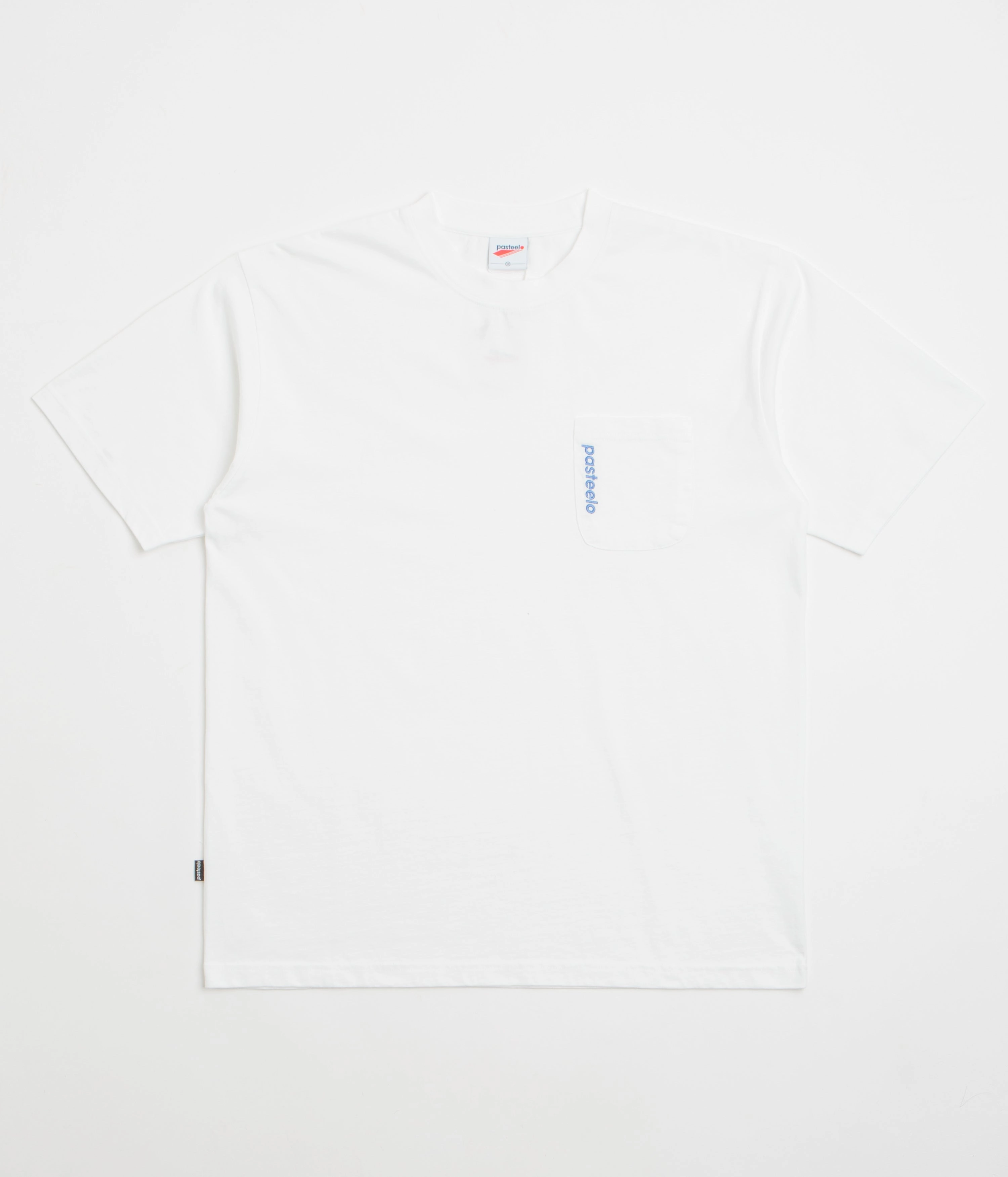 Relax Style Trend Pasteelo Pocket T-Shirt - White
