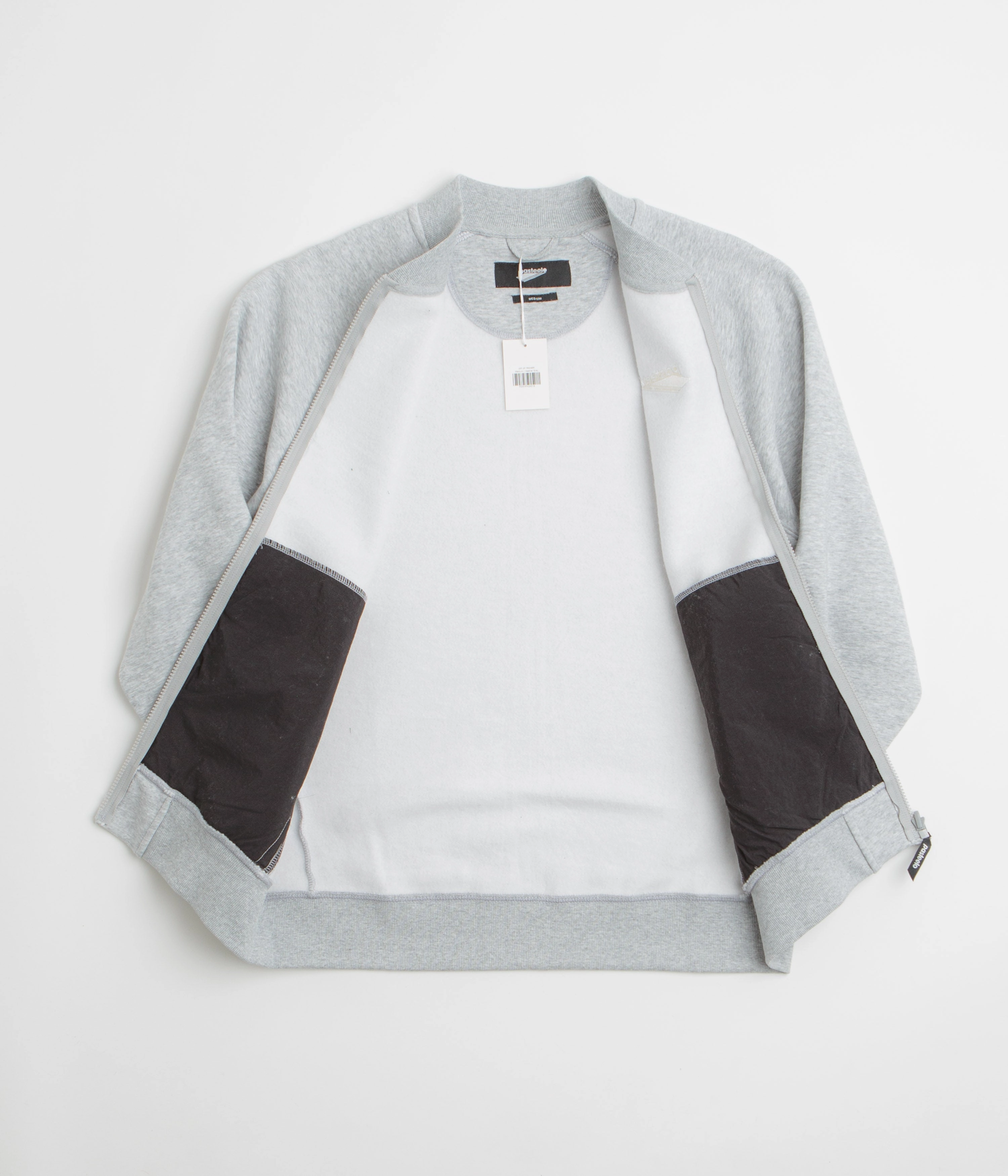Modern Look Pasteelo Zip Up Trainer Sweatshirt - Heather Grey