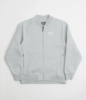 Pasteelo Zip Up Trainer Sweatshirt - Heather Grey Winter Ready Knit Warm & Soft
