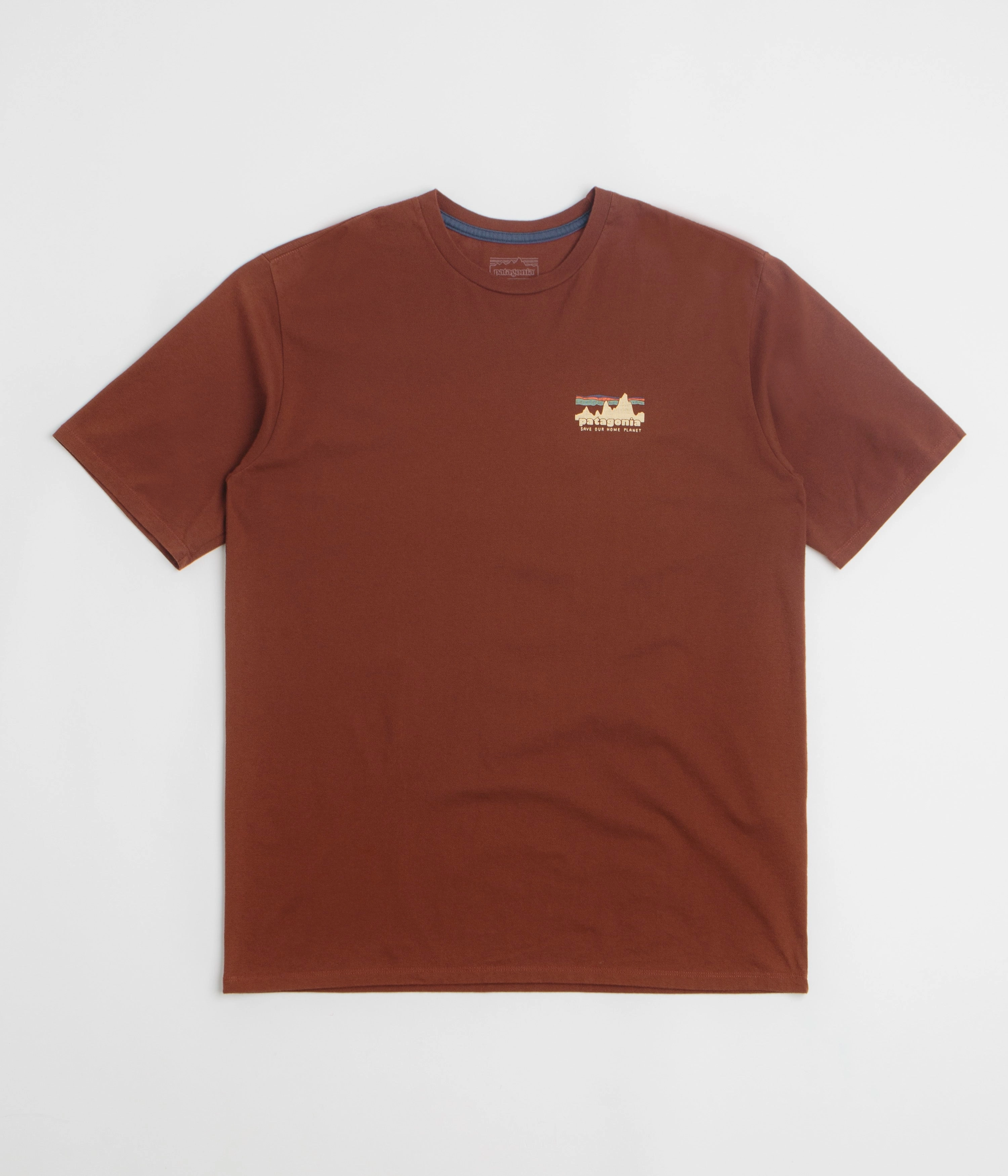 Stretch Fabric Technology sports performance Patagonia 73 Skyline Organic T-Shirt - Dried Vanilla