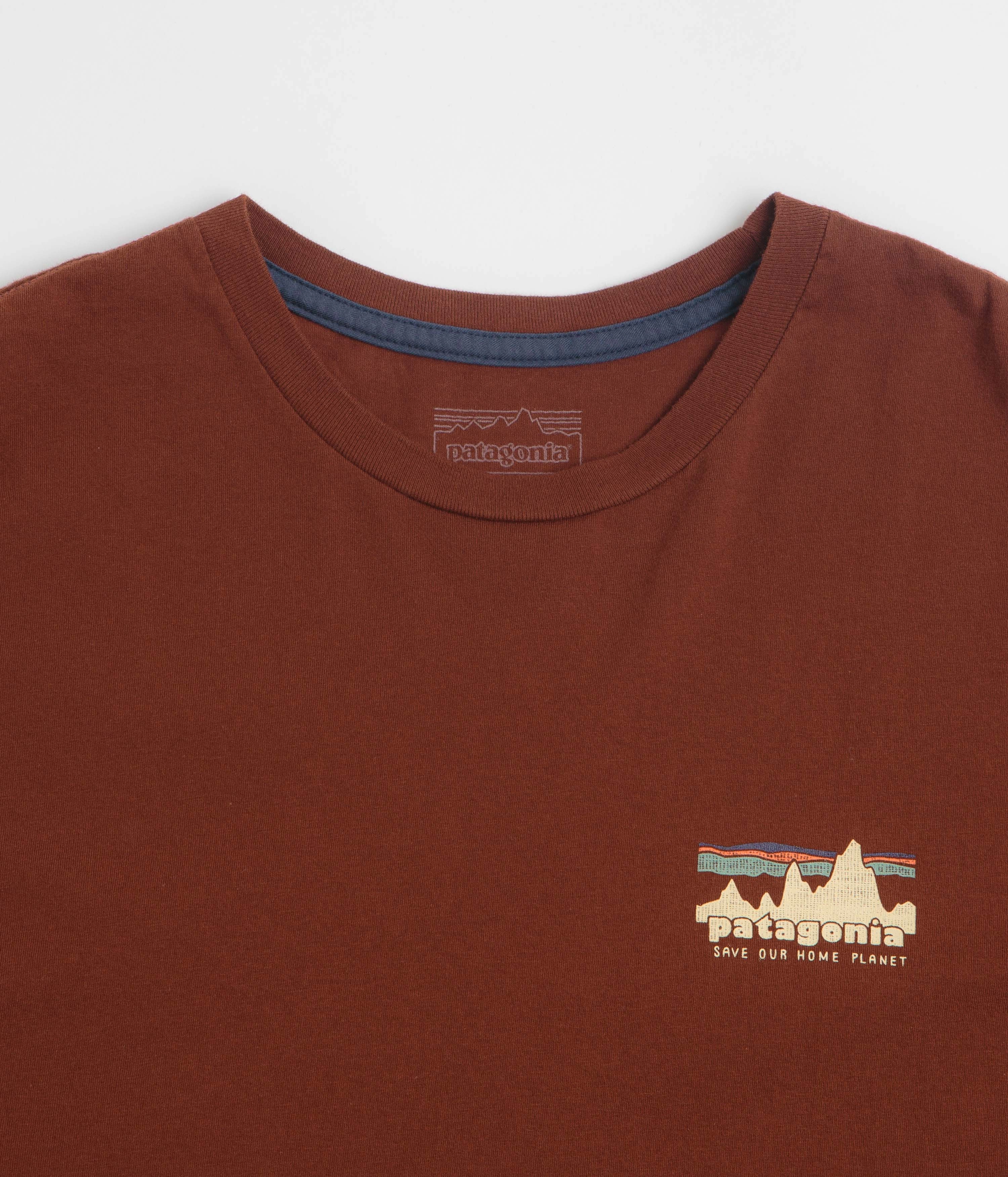 Comfortable And Versatile Patagonia 73 Skyline Organic T-Shirt - Dried Vanilla