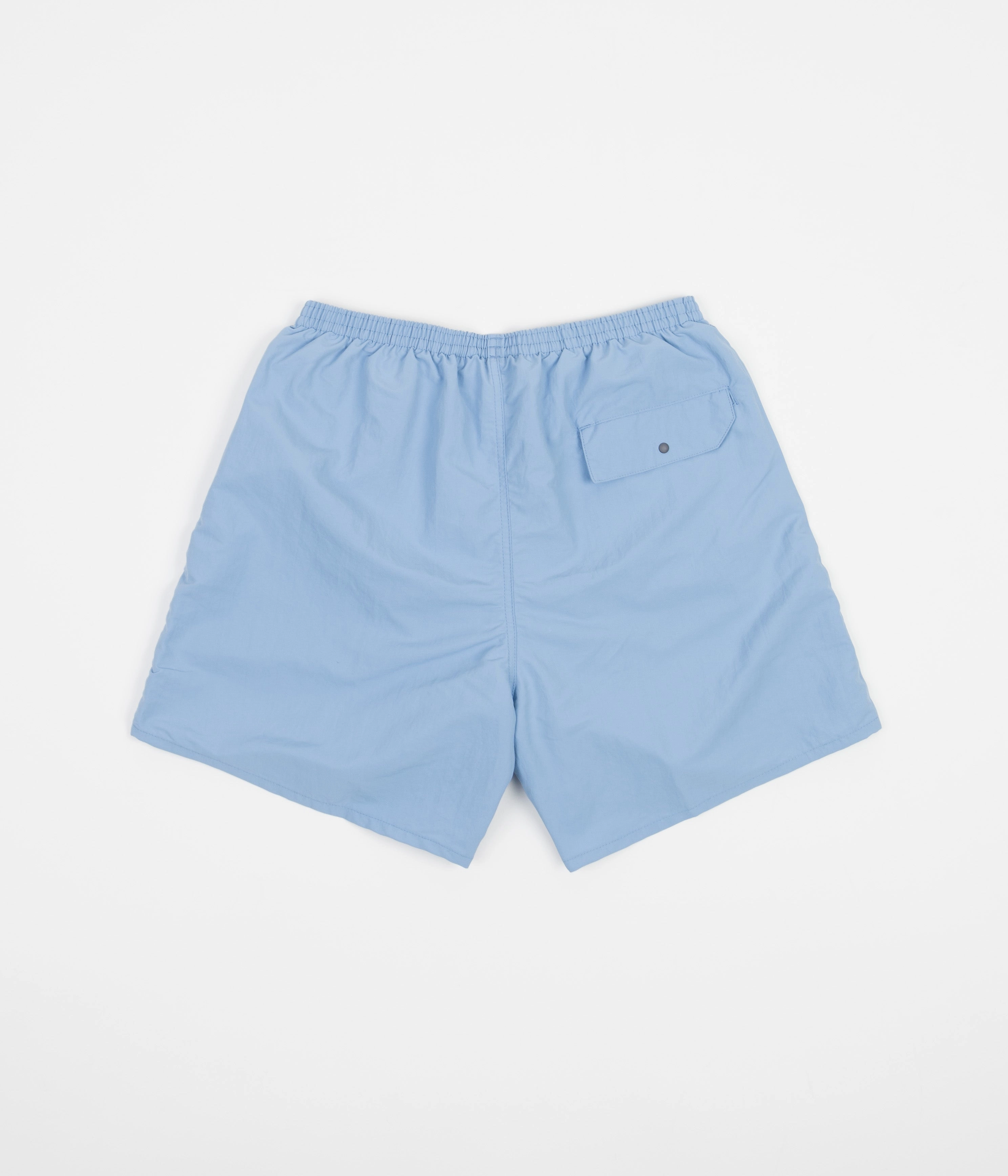 Patagonia Baggies 5" Shorts - Clean Currents Patch: Lago Blue Flatlock Seams