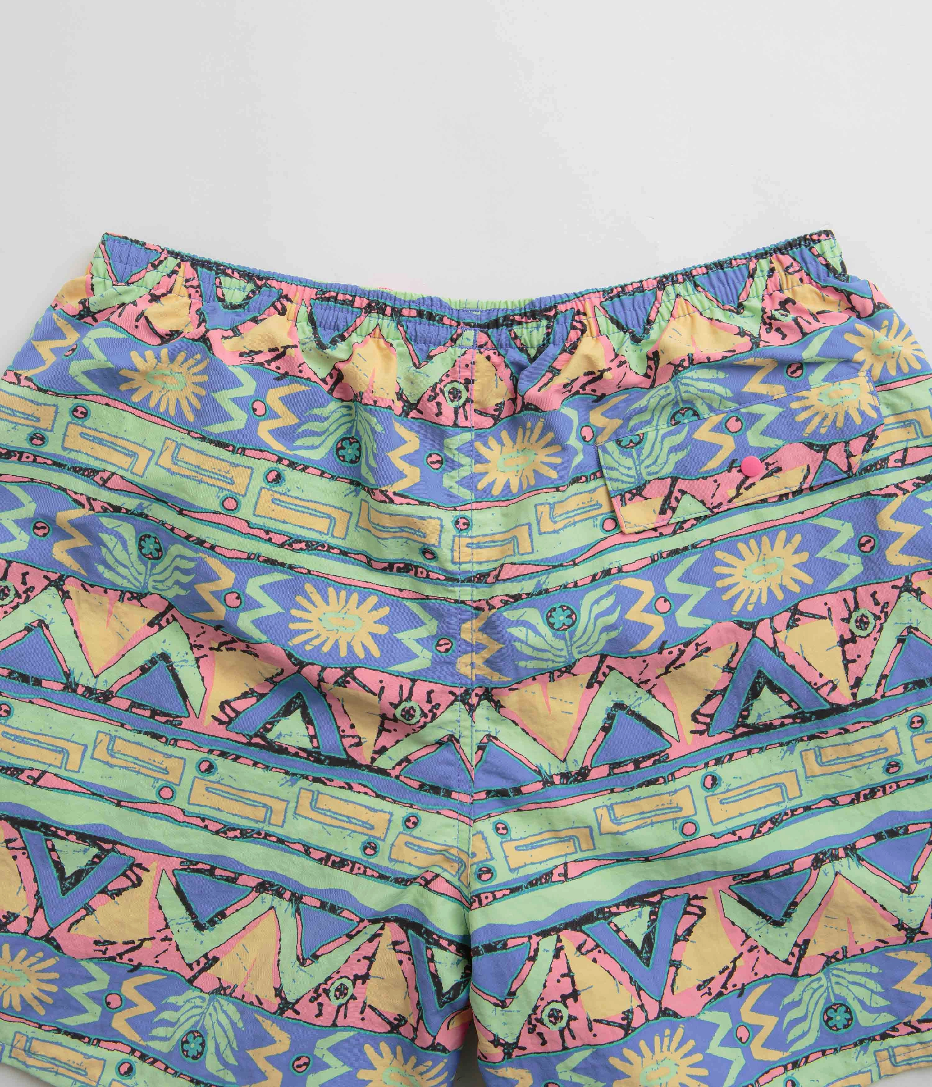 Patagonia Baggies 5" Shorts - High Hopes Geo: Salamander Green Durable Hemming