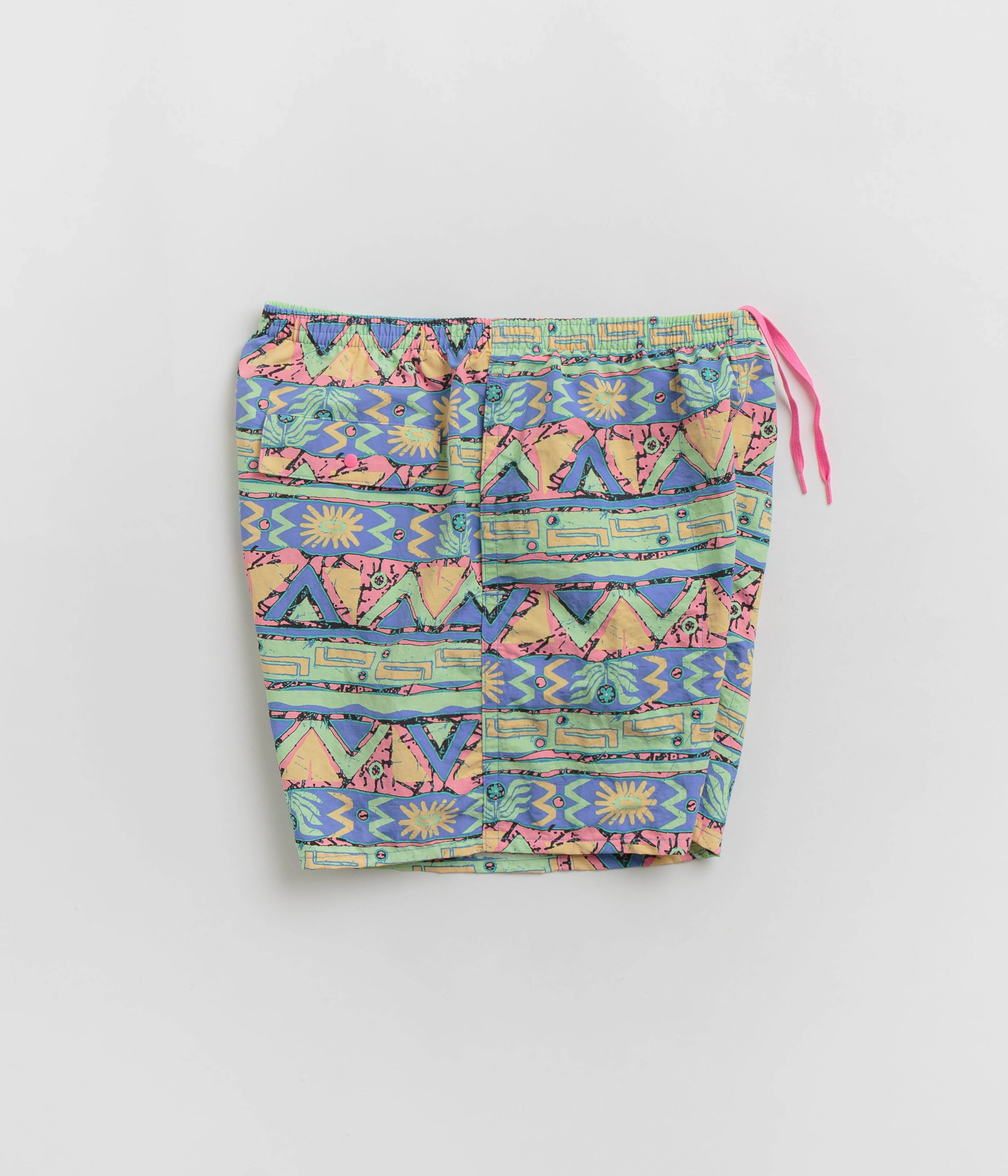 day trip Patagonia Baggies 5" Shorts - High Hopes Geo: Salamander Green