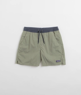 Anti Pilling Technology Relaxed Waist Patagonia Baggies Lights 6" Shorts - River Rock Green