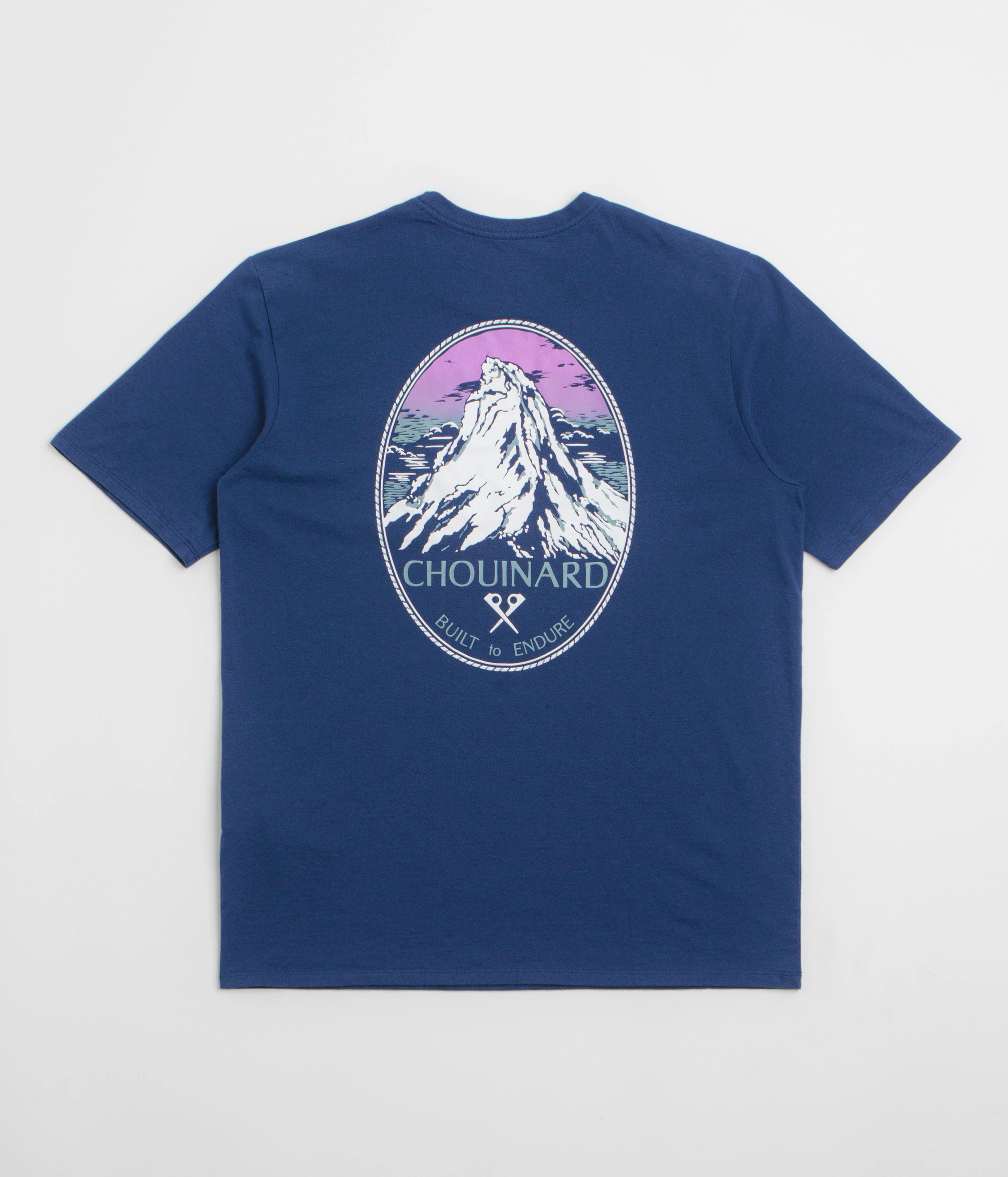 Fashion Comfort Patagonia Chouinard Crest Pocket Responsibili-Tee T-Shirt - Clement Blue