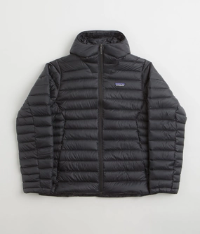 Patagonia Down Sweater Hooded Jacket (NetPlus?) - Black Climate Adaptive Design Light Protection