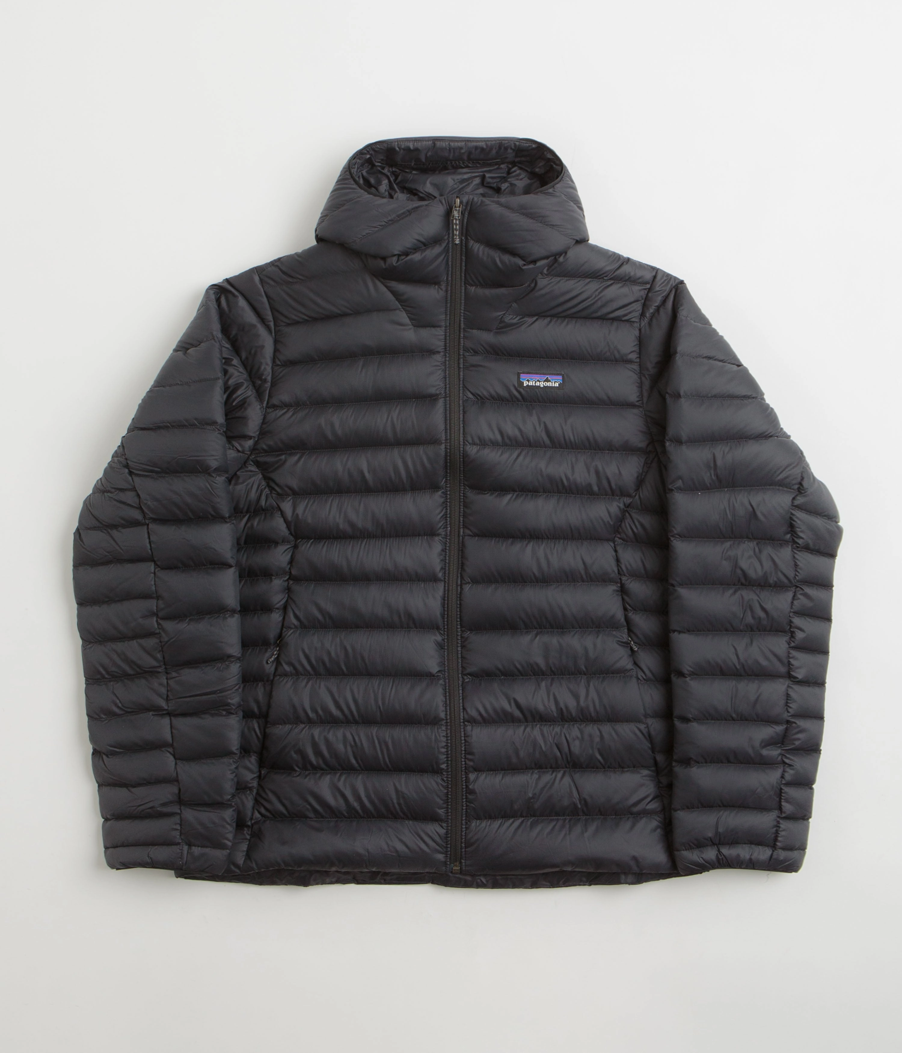 Patagonia Down Sweater Hooded Jacket (NetPlus?) - Black Climate Adaptive Design Light Protection