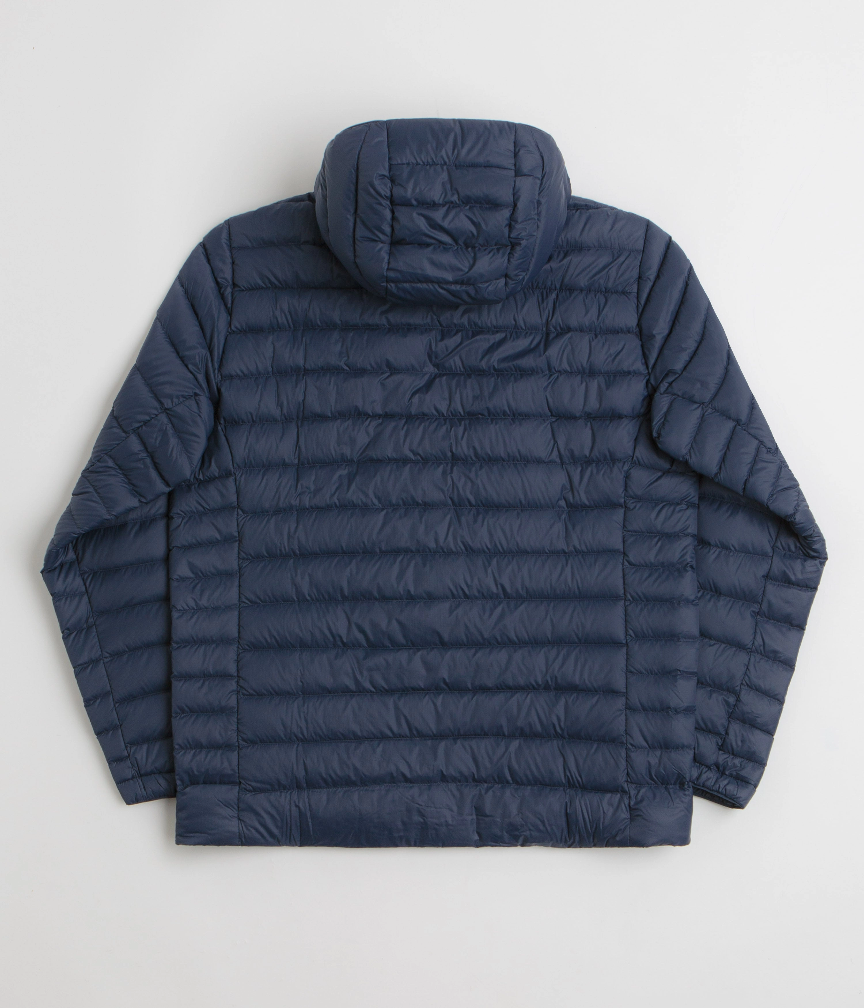 Patagonia Down Sweater Hoodie Jacket - New Navy Compact Packable Feature Hollow Fiber Fill