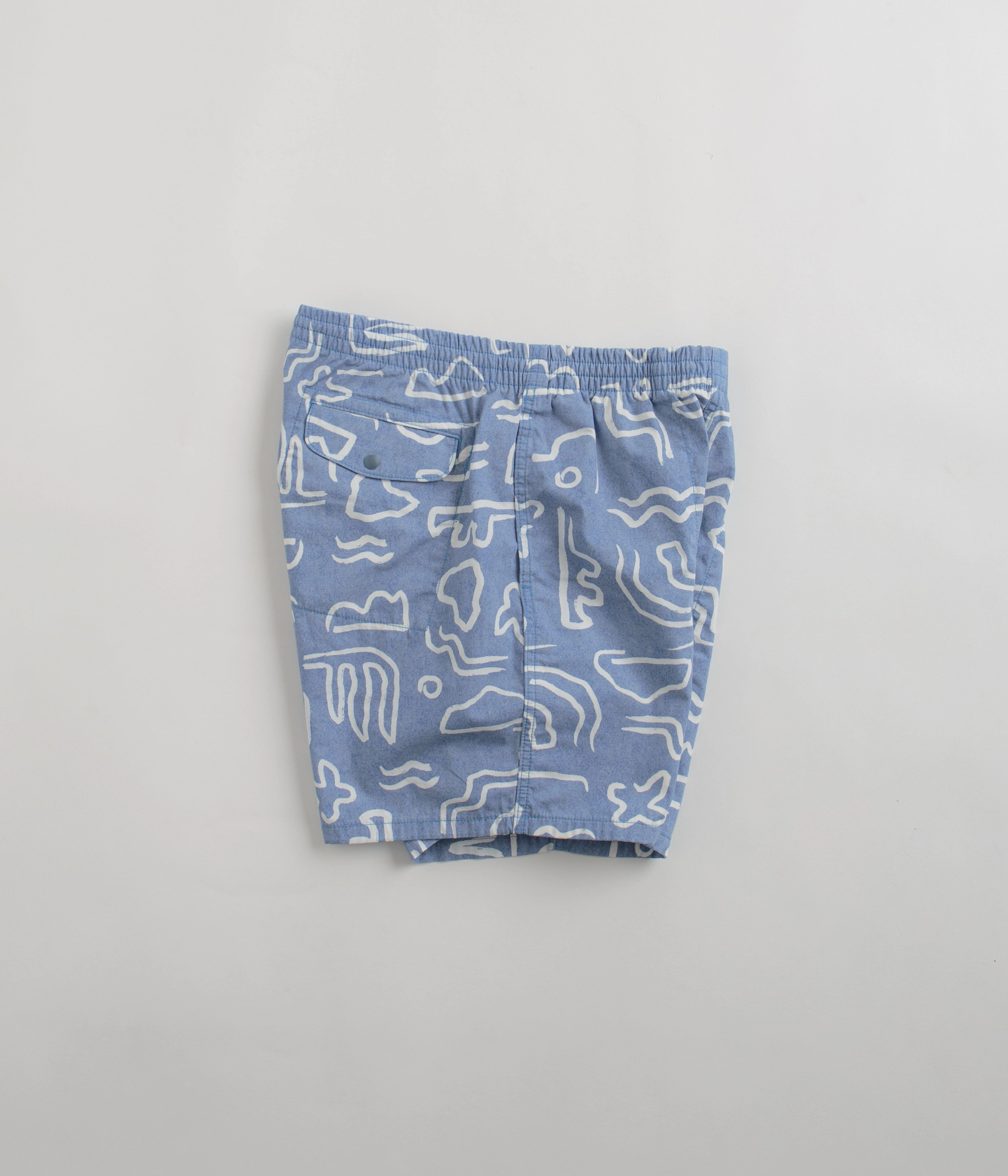 Patagonia Funhoggers Shorts - Channel Islands: Vessel Blue Flexible Mobility