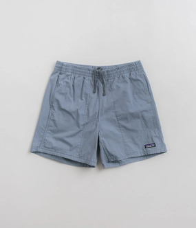 Patagonia Funhoggers Shorts - Light Plume Grey Moisture Wicking Fabric