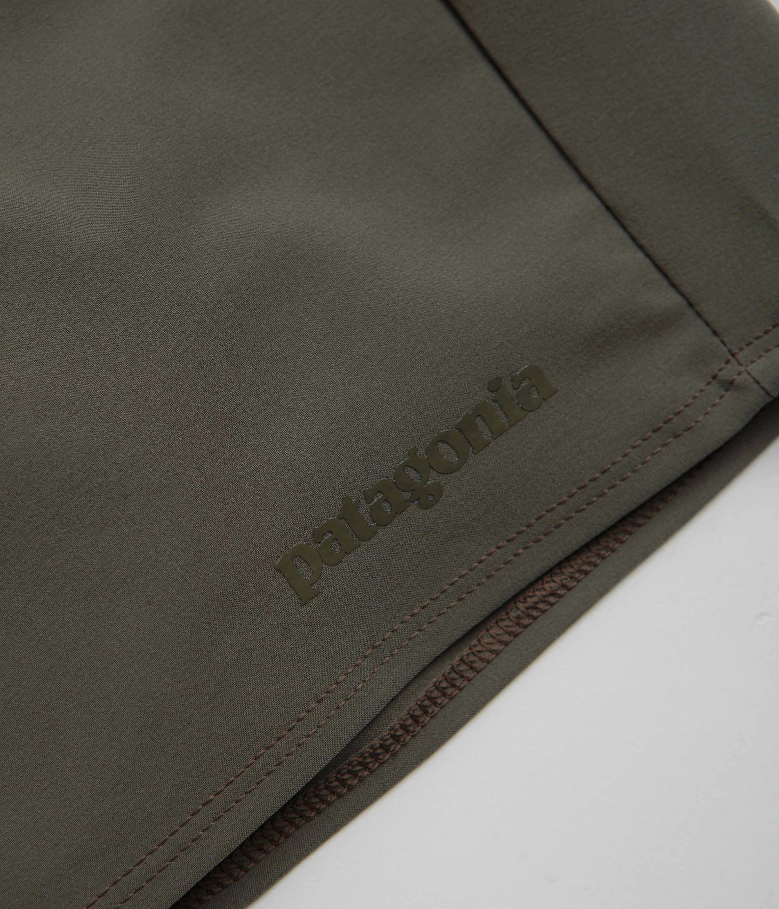 Durable Hem Finishing Patagonia Hydropeak Hybrid Walk 18" Shorts - Basin Green