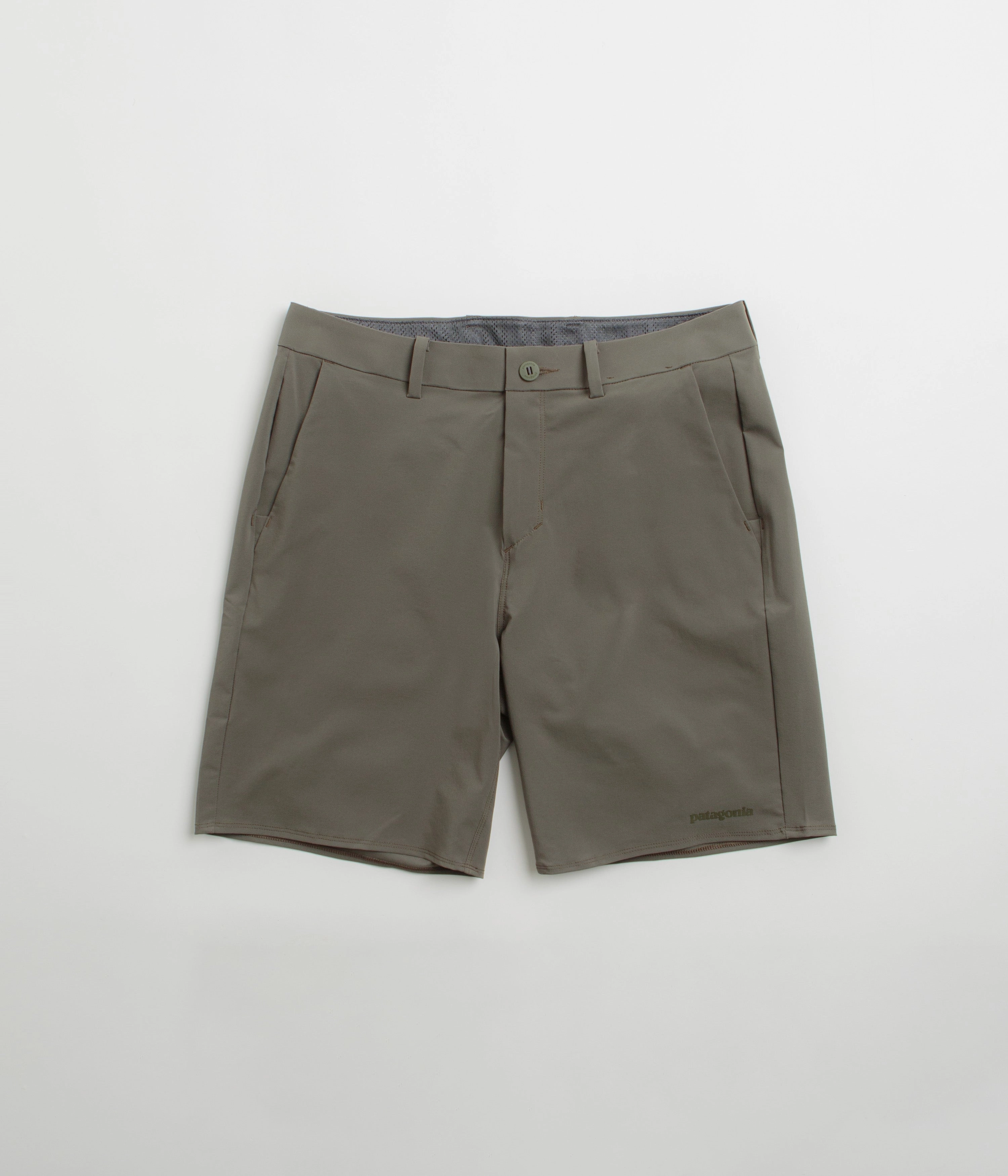 Patagonia Hydropeak Hybrid Walk 18" Shorts - Basin Green Wrinkle resistant fabric Comfortable Shorts