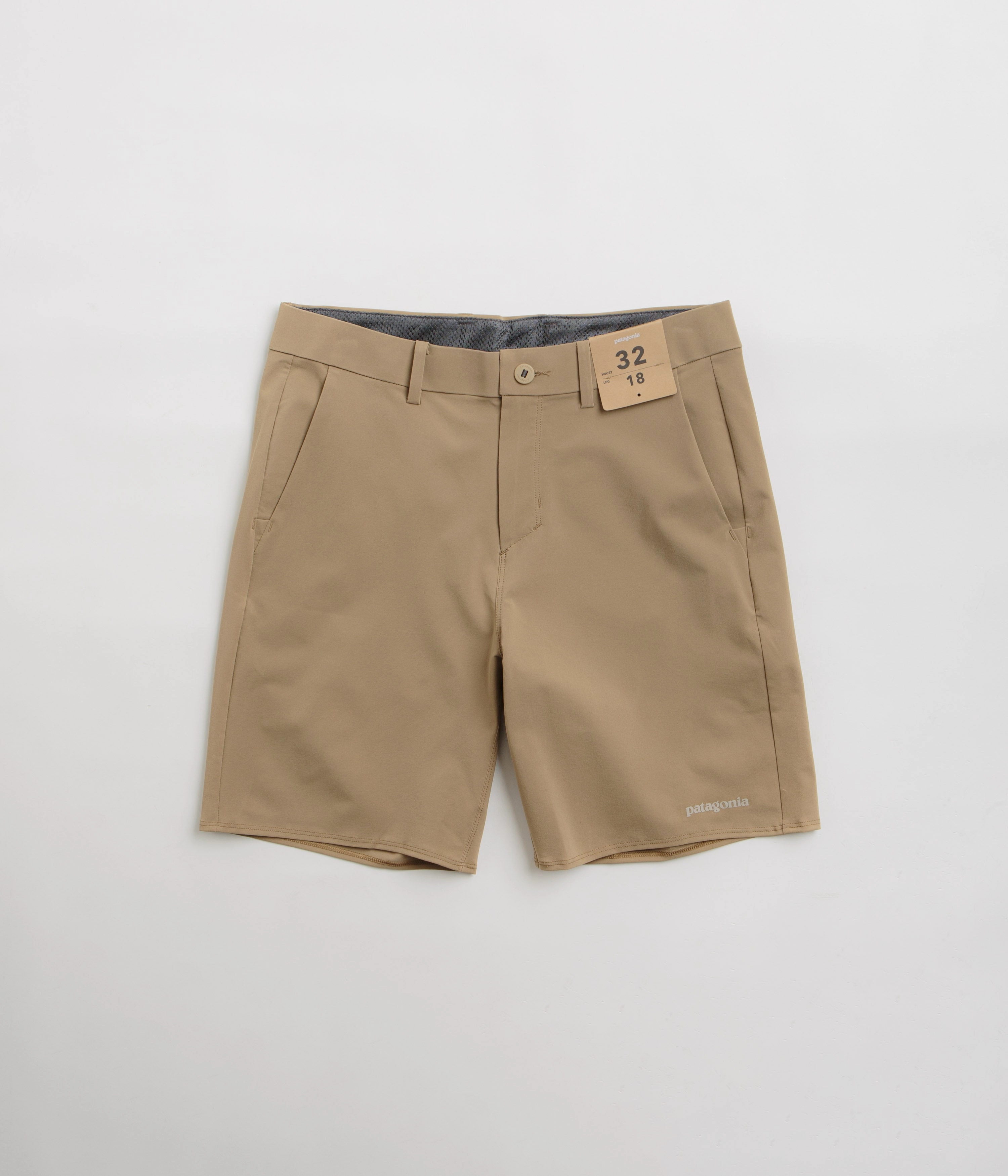 Patagonia Hydropeak Hybrid Walk 18" Shorts - Slab Khaki Camouflage Pattern