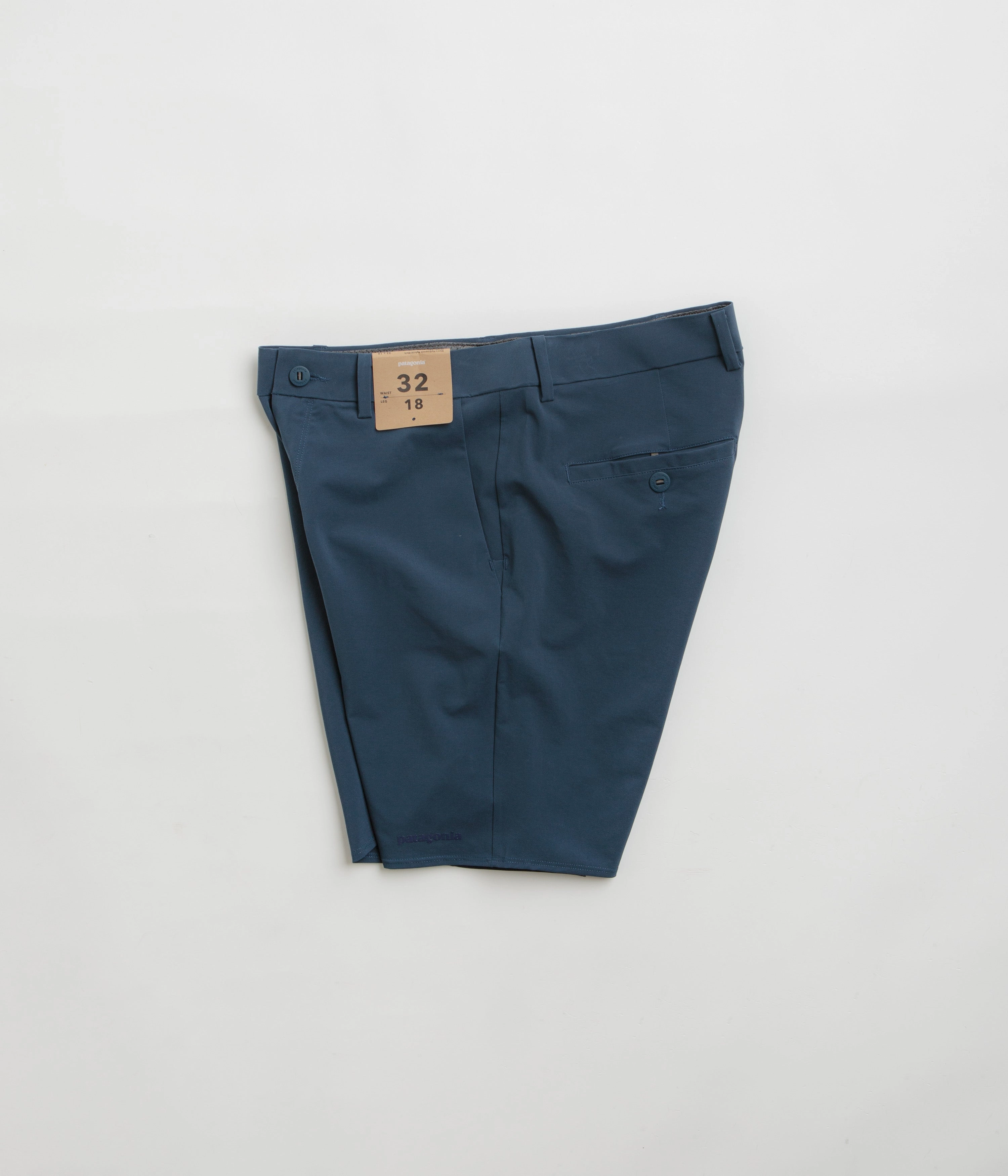 Patagonia Hydropeak Hybrid Walk 18" Shorts - Tidepool Blue Body Stretch