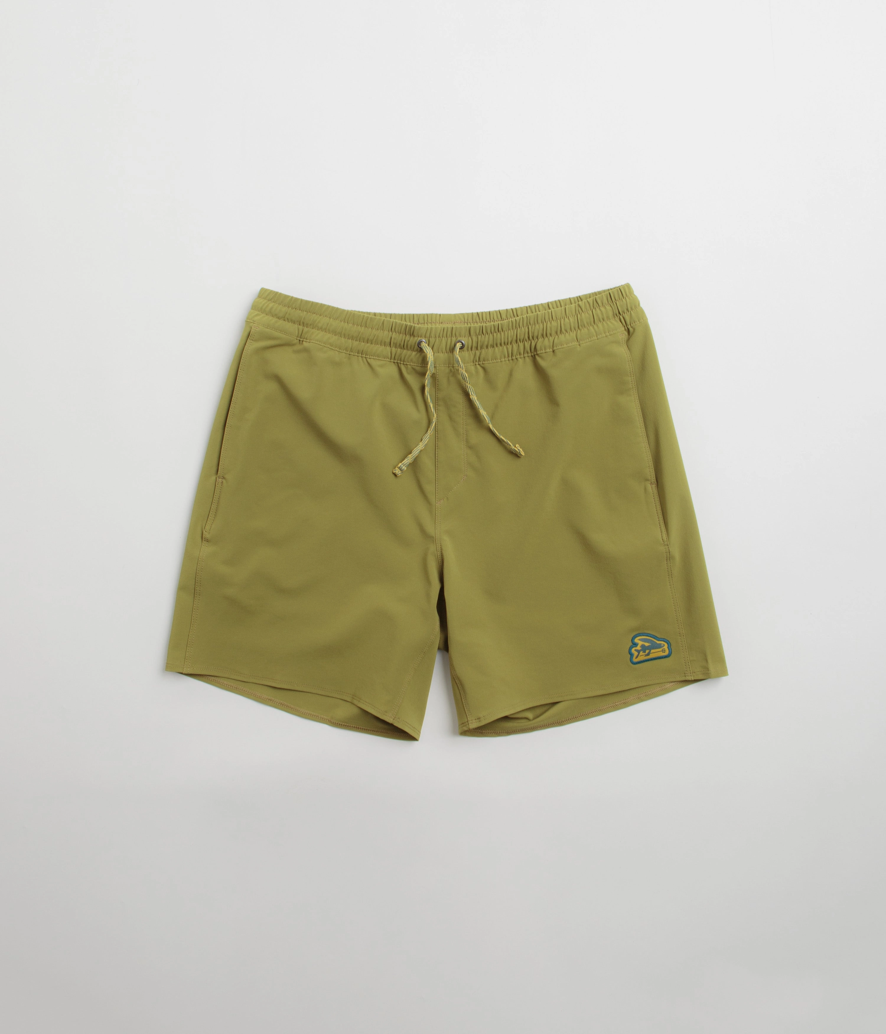 Patagonia Hydropeak Volley 16" Shorts - Graze Green Sport Fit Design