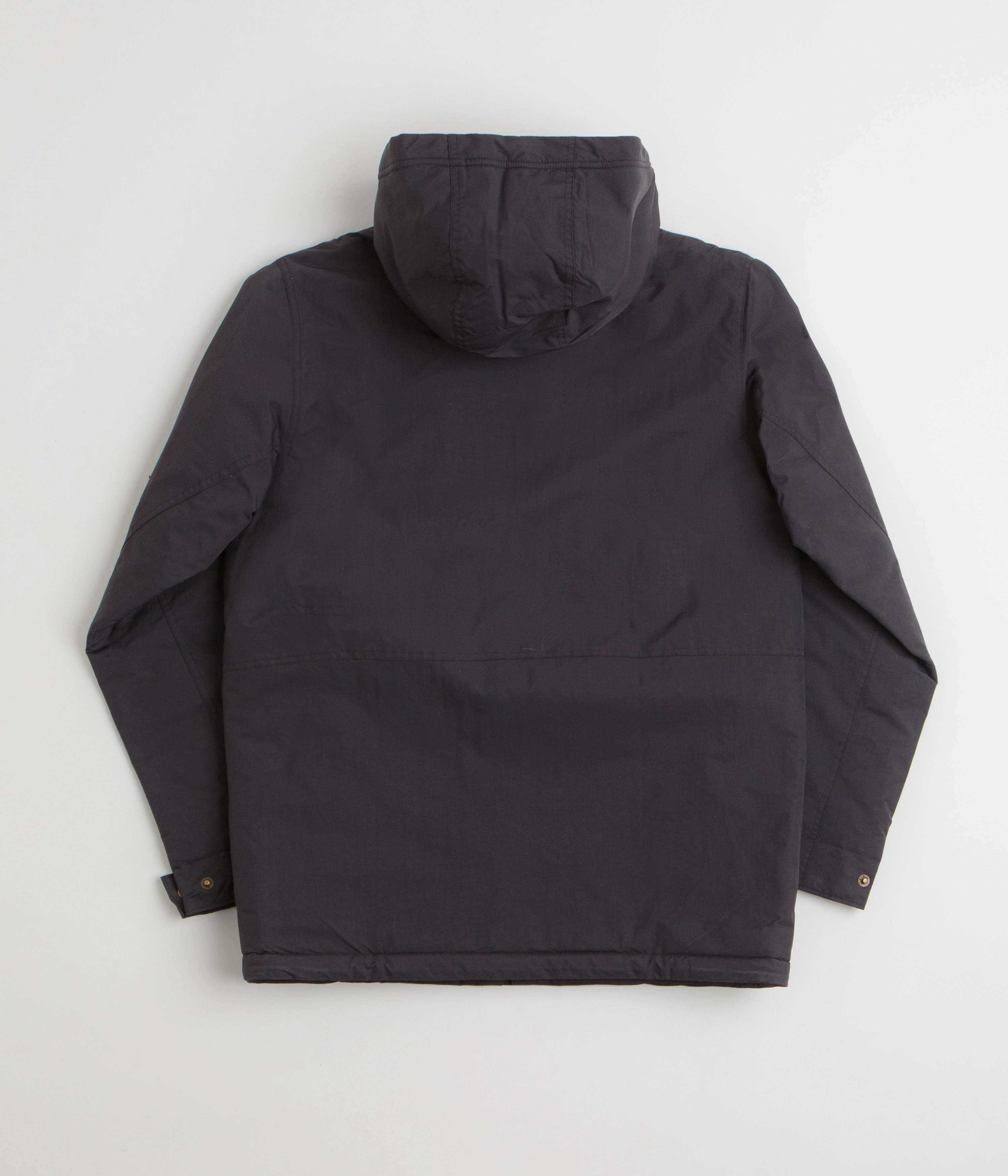 Stretch Material Weatherproof Zipper Seals Patagonia Isthmus Parka - Ink Black / Black