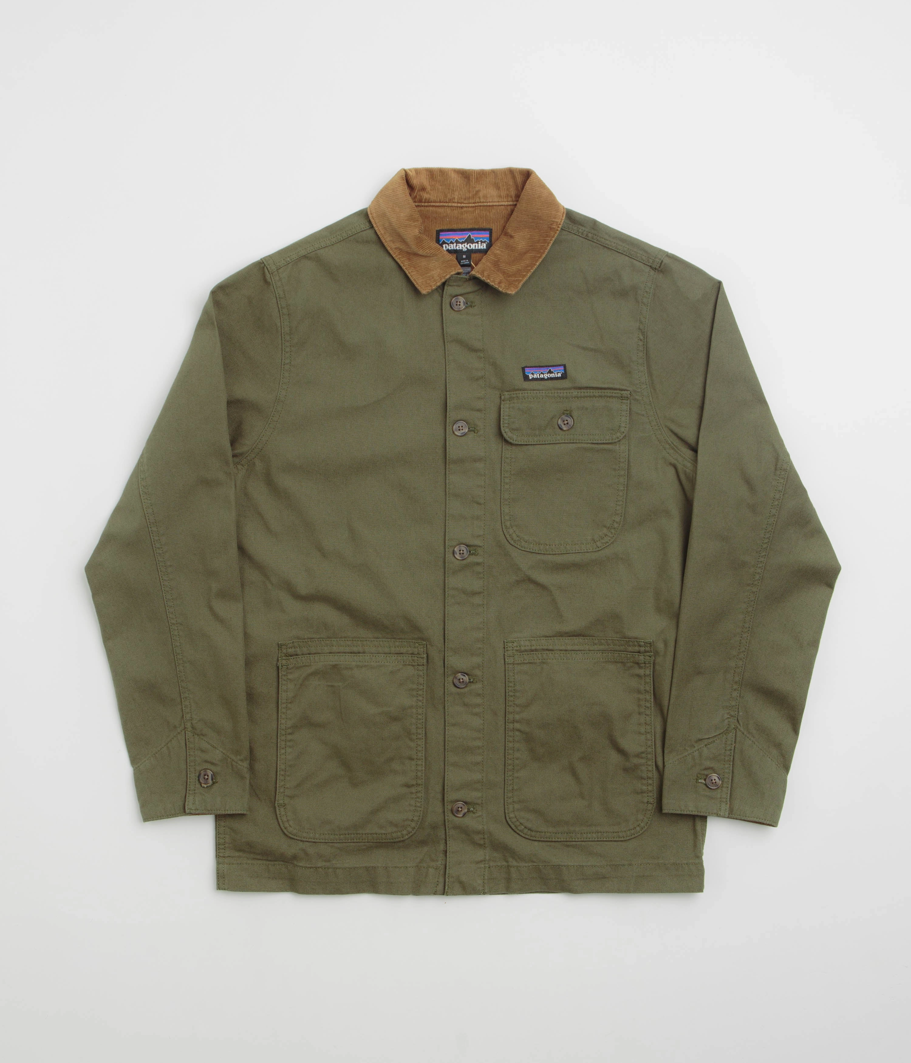Patagonia Point Reyes Canvas Jacket - Basin Green Water Resistant Coat