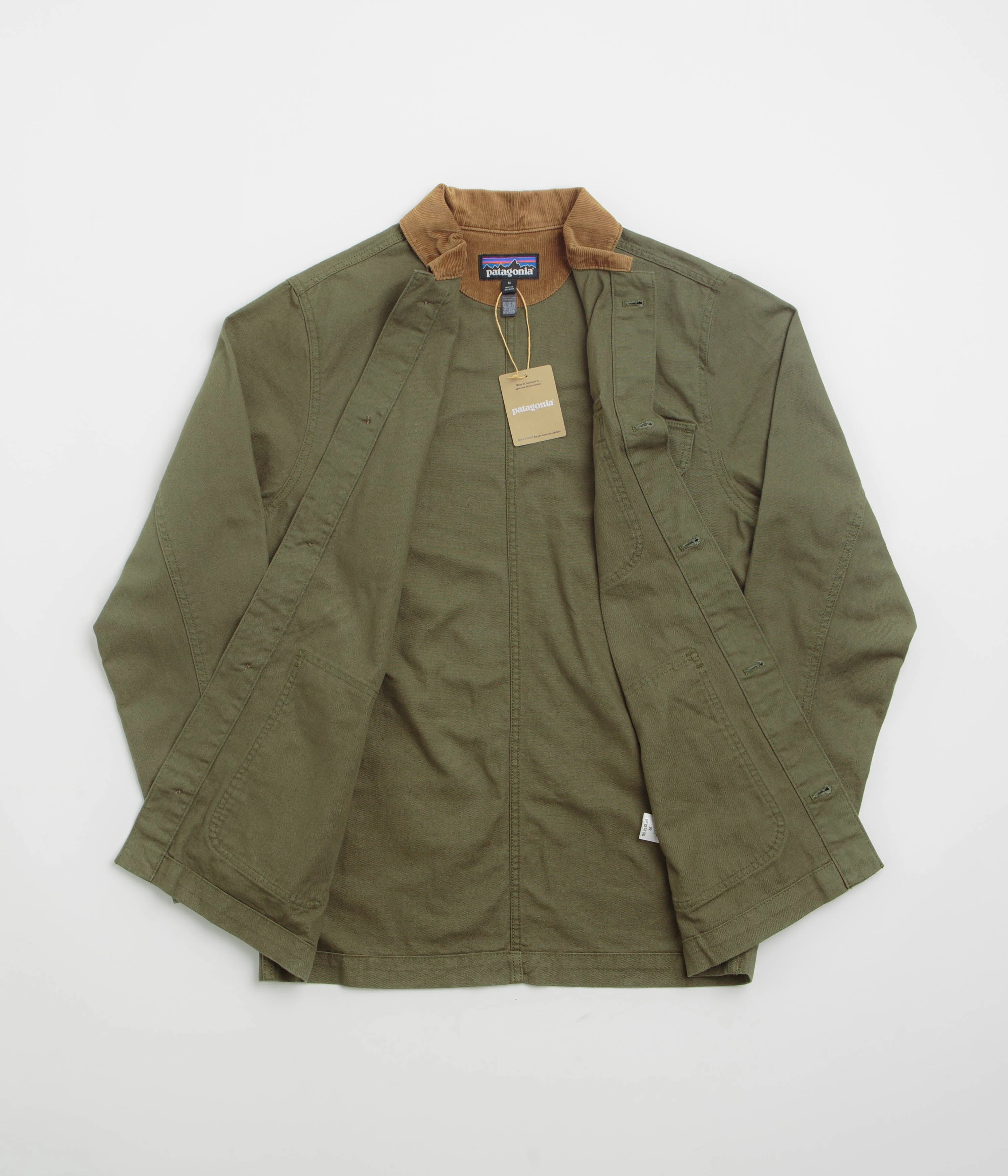 ReinforcedElasticHem Patagonia Point Reyes Canvas Jacket - Basin Green